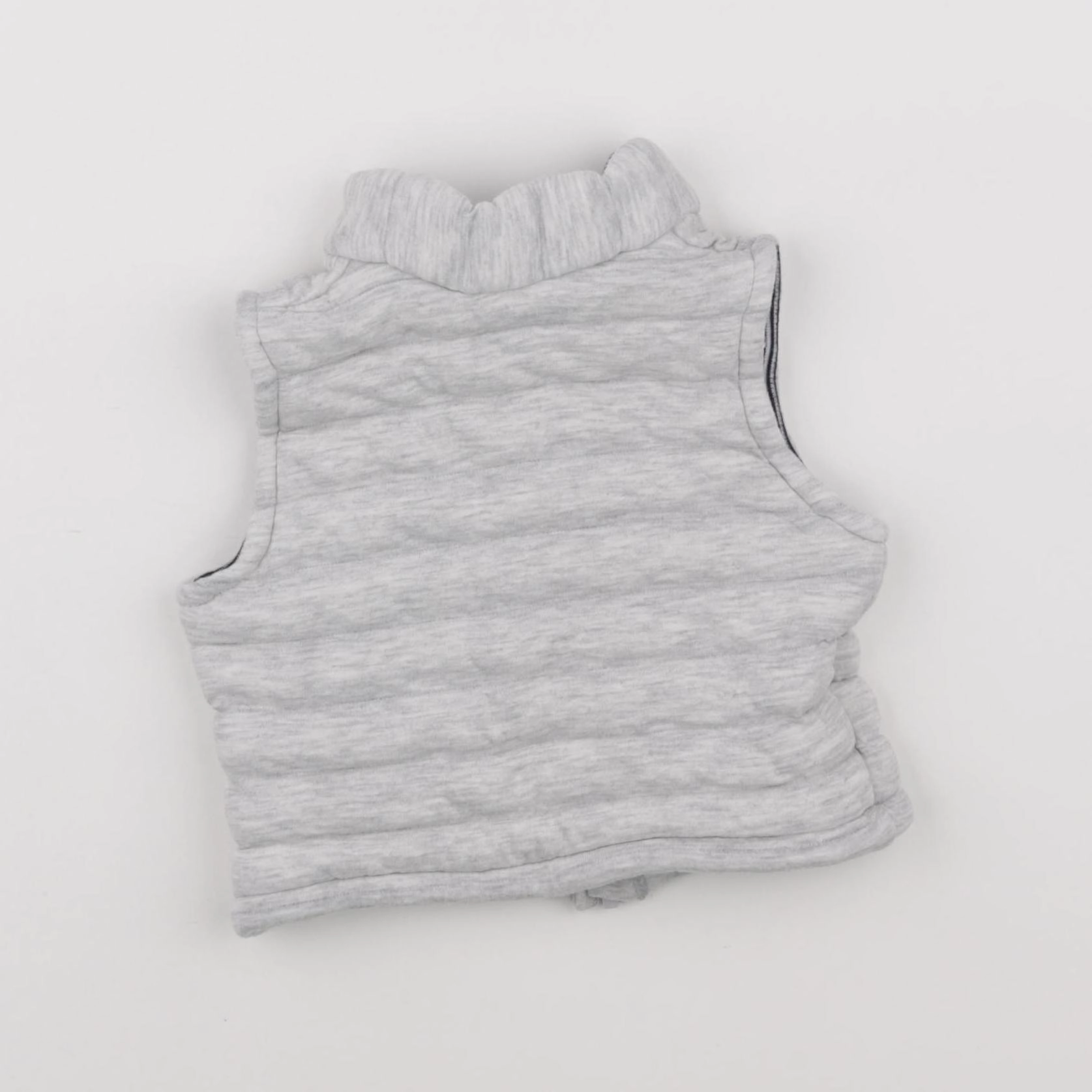 Petit Bateau - doudoune gris - 6 mois