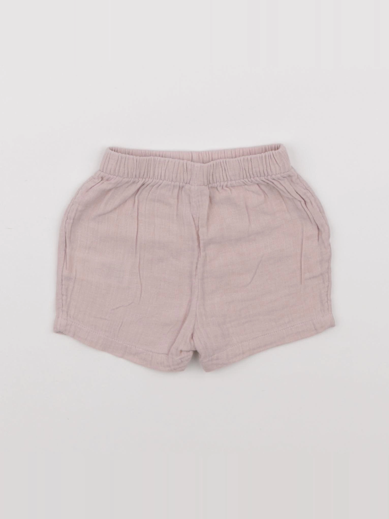 Petit Bateau - short rose - 6 mois