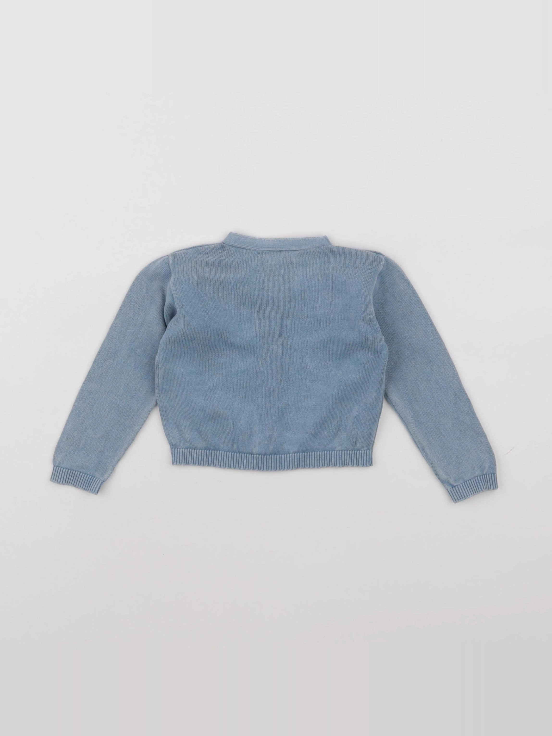 Bonton - gilet bleu - 12 mois