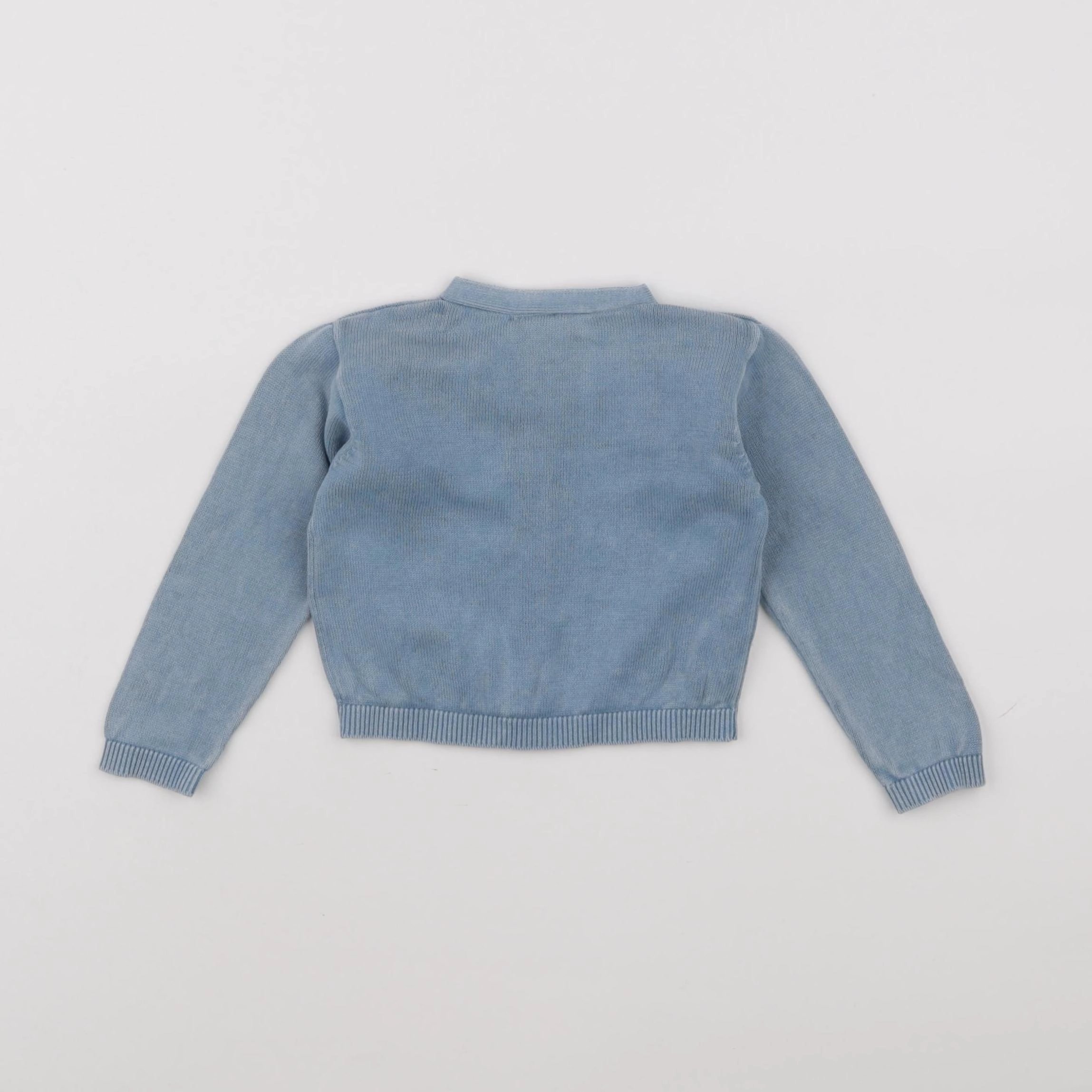 Bonton - gilet bleu - 12 mois