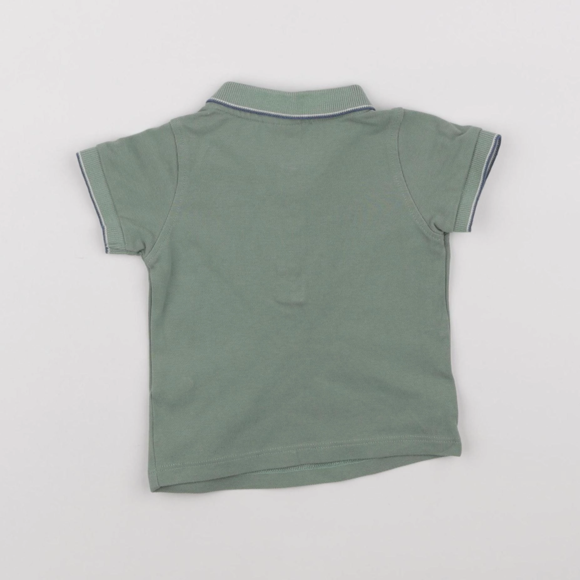 Tape à l'oeil - polo vert - 6 mois