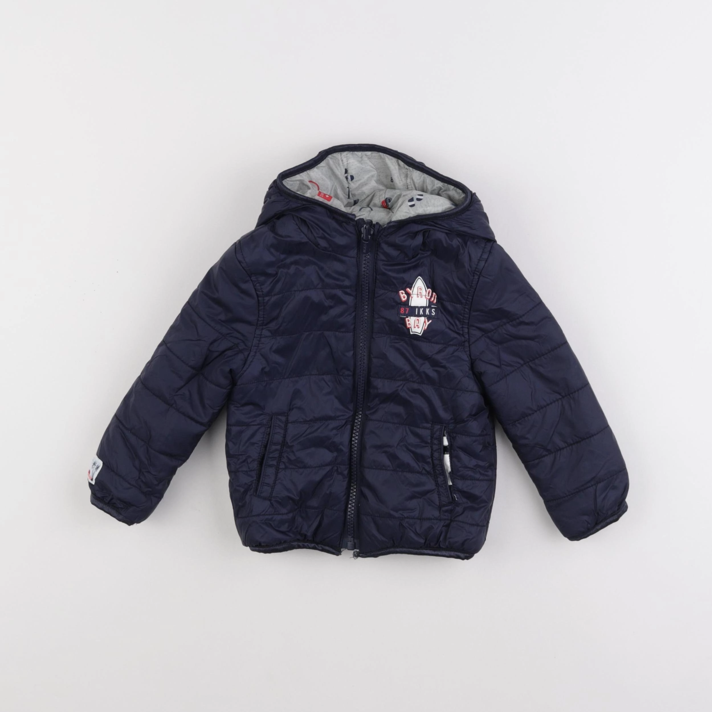 IKKS - doudoune bleu - 2 ans
