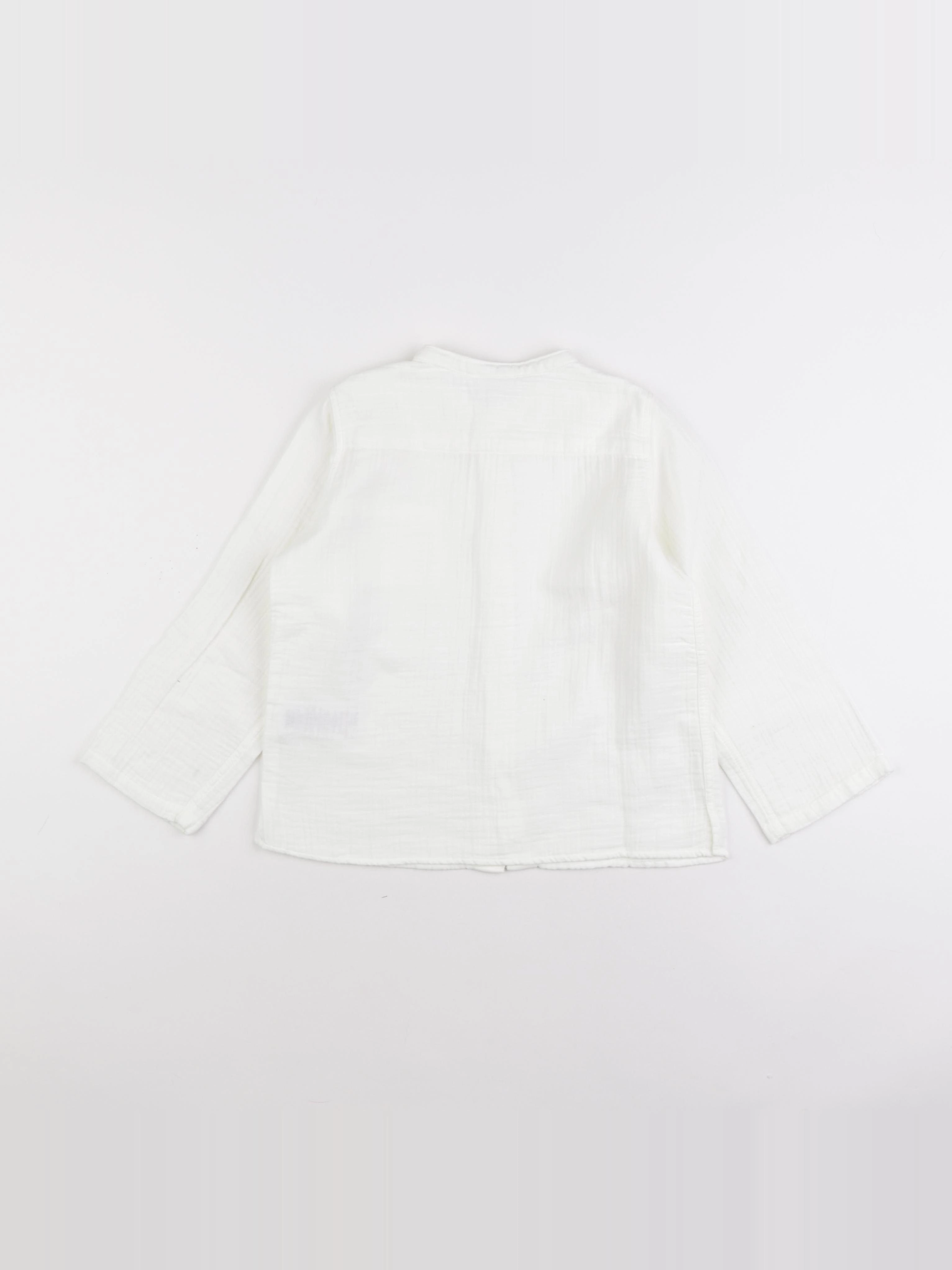 Bonton - chemise blanc - 6 ans