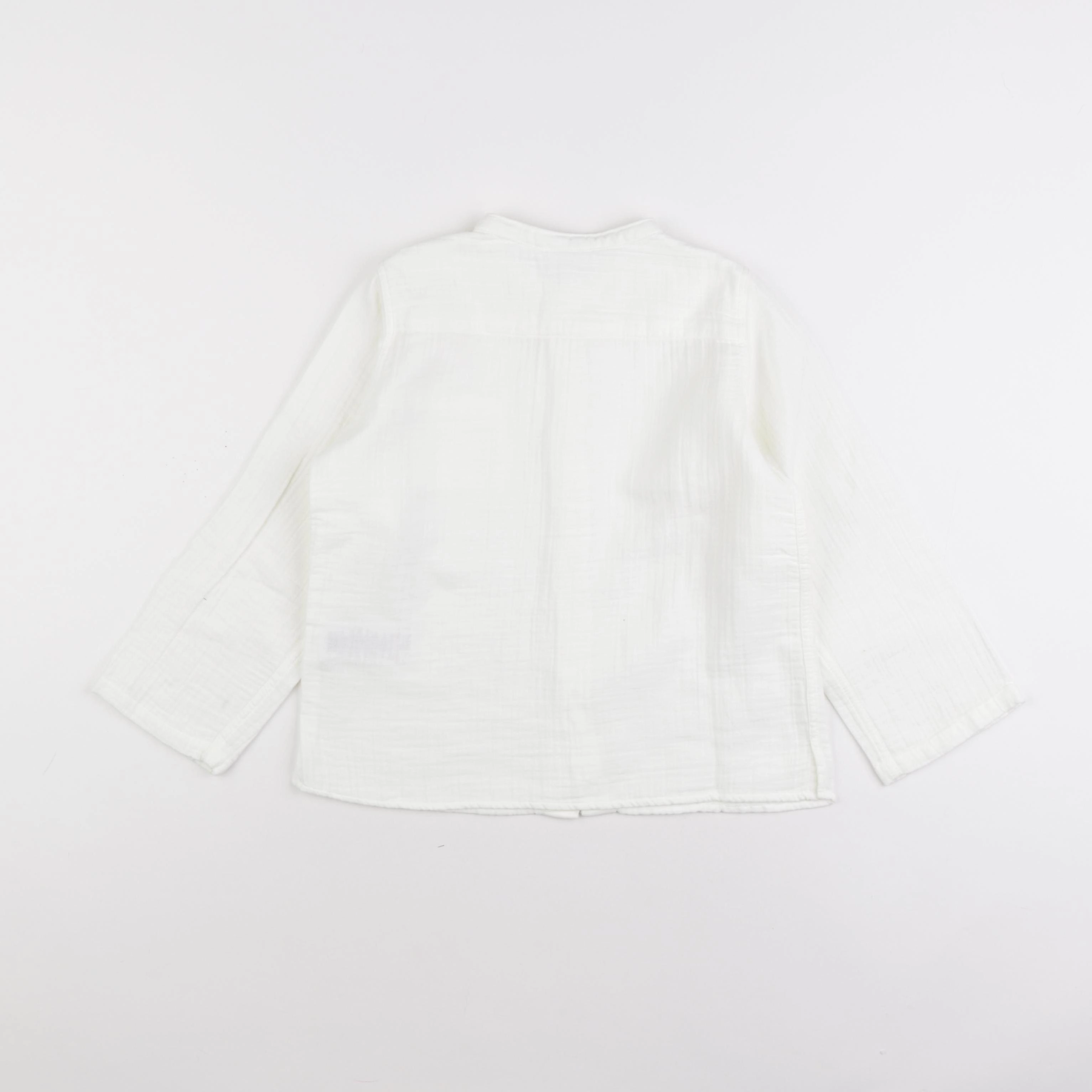 Bonton - chemise blanc - 6 ans