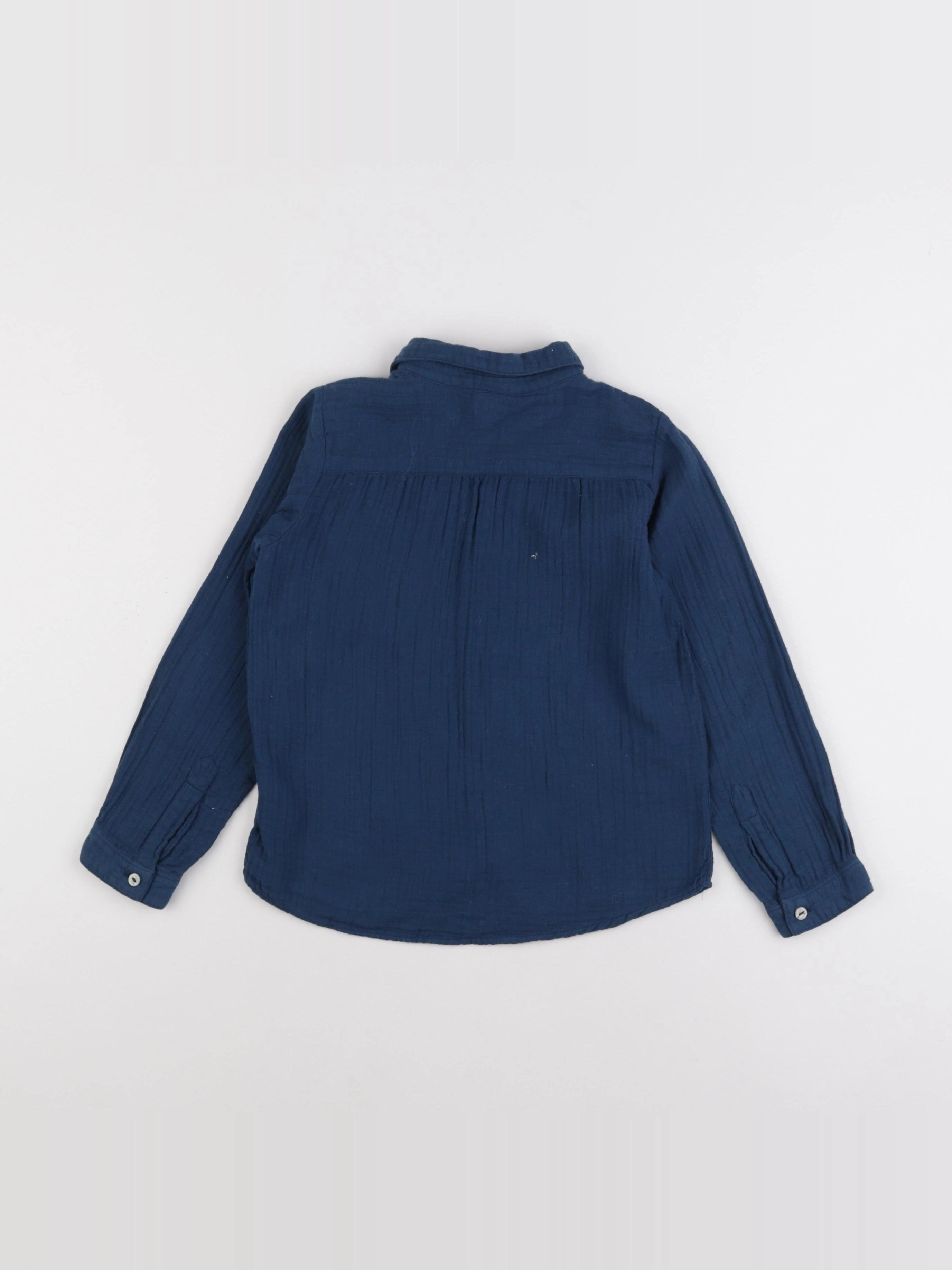 Bonton - chemise bleu - 6 ans