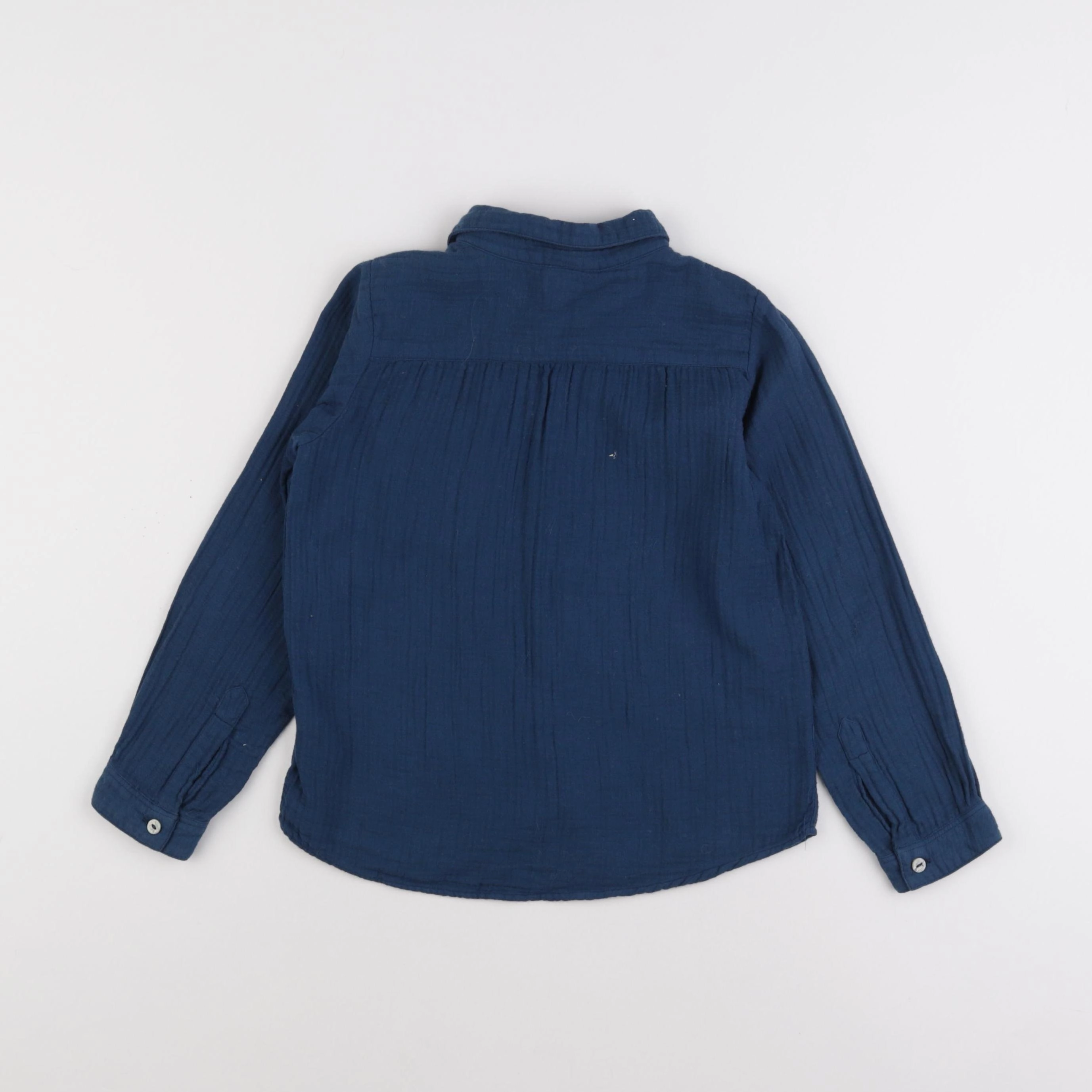 Bonton - chemise bleu - 6 ans