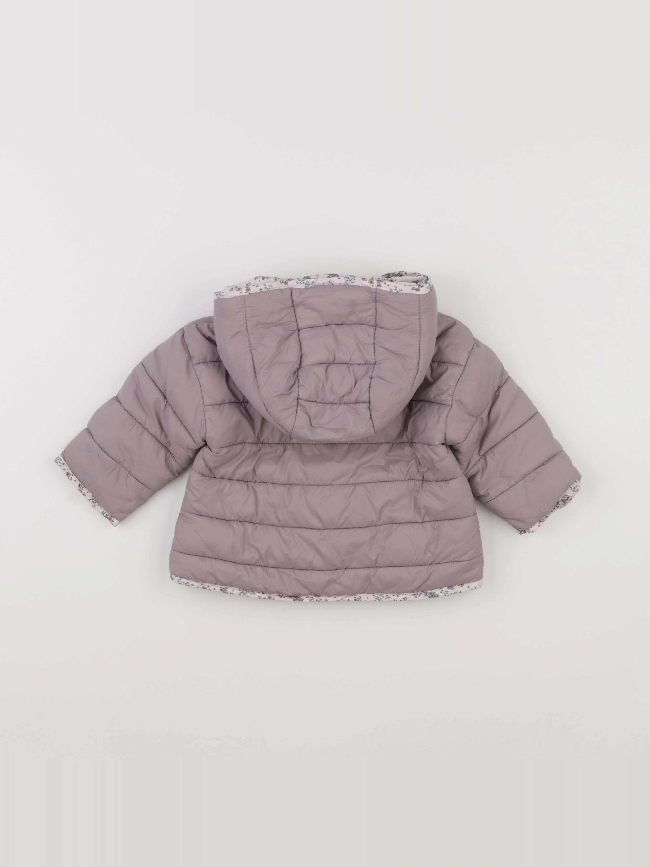 Vertbaudet - doudoune violet - 9/12 mois