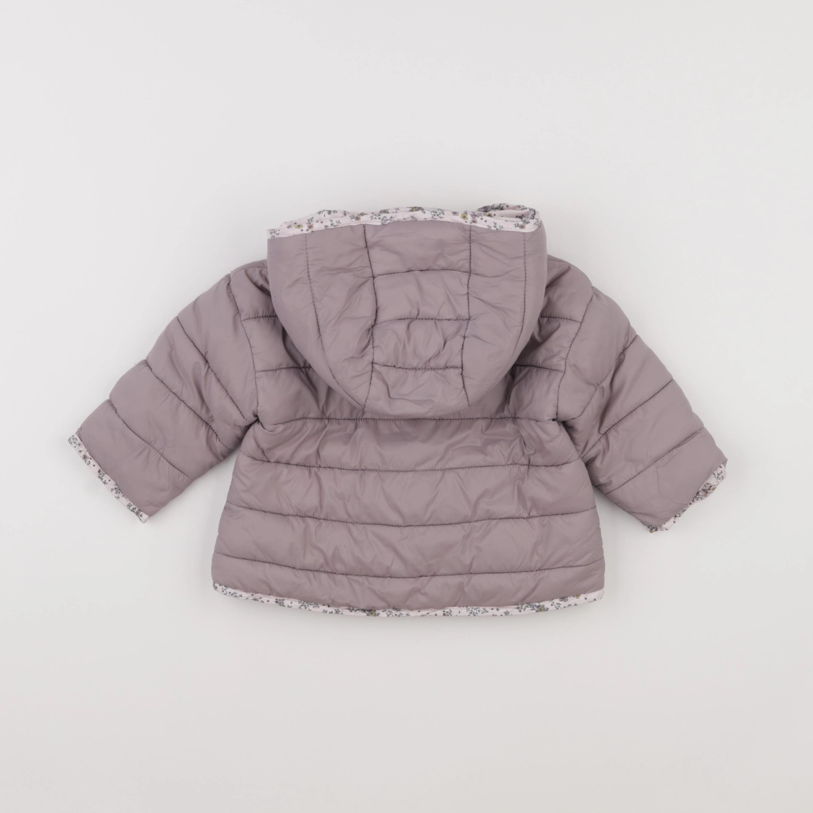 Vertbaudet - doudoune violet - 9/12 mois