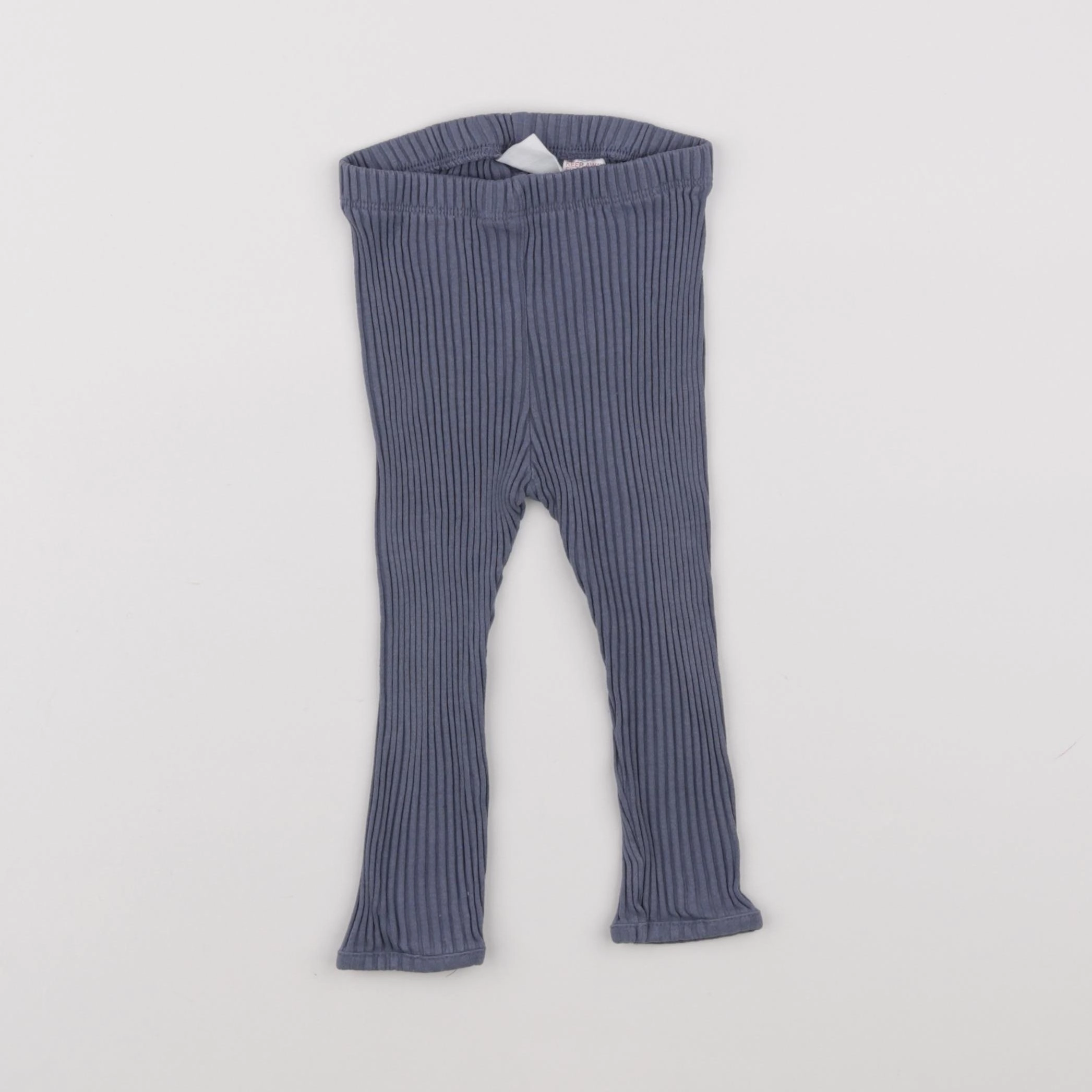 Zara - legging bleu - 9/12 mois