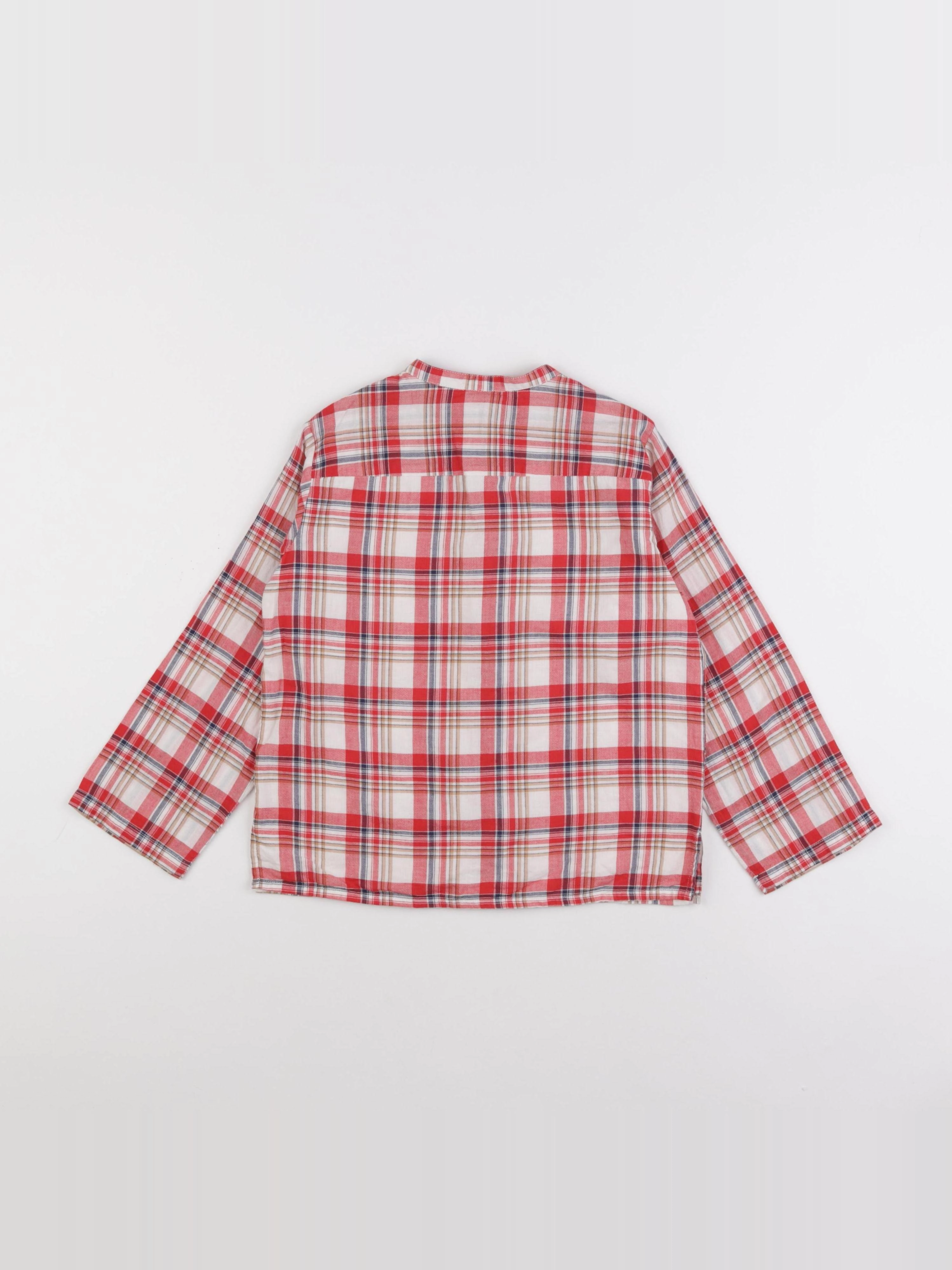 Bonton - chemise rouge - 6 ans