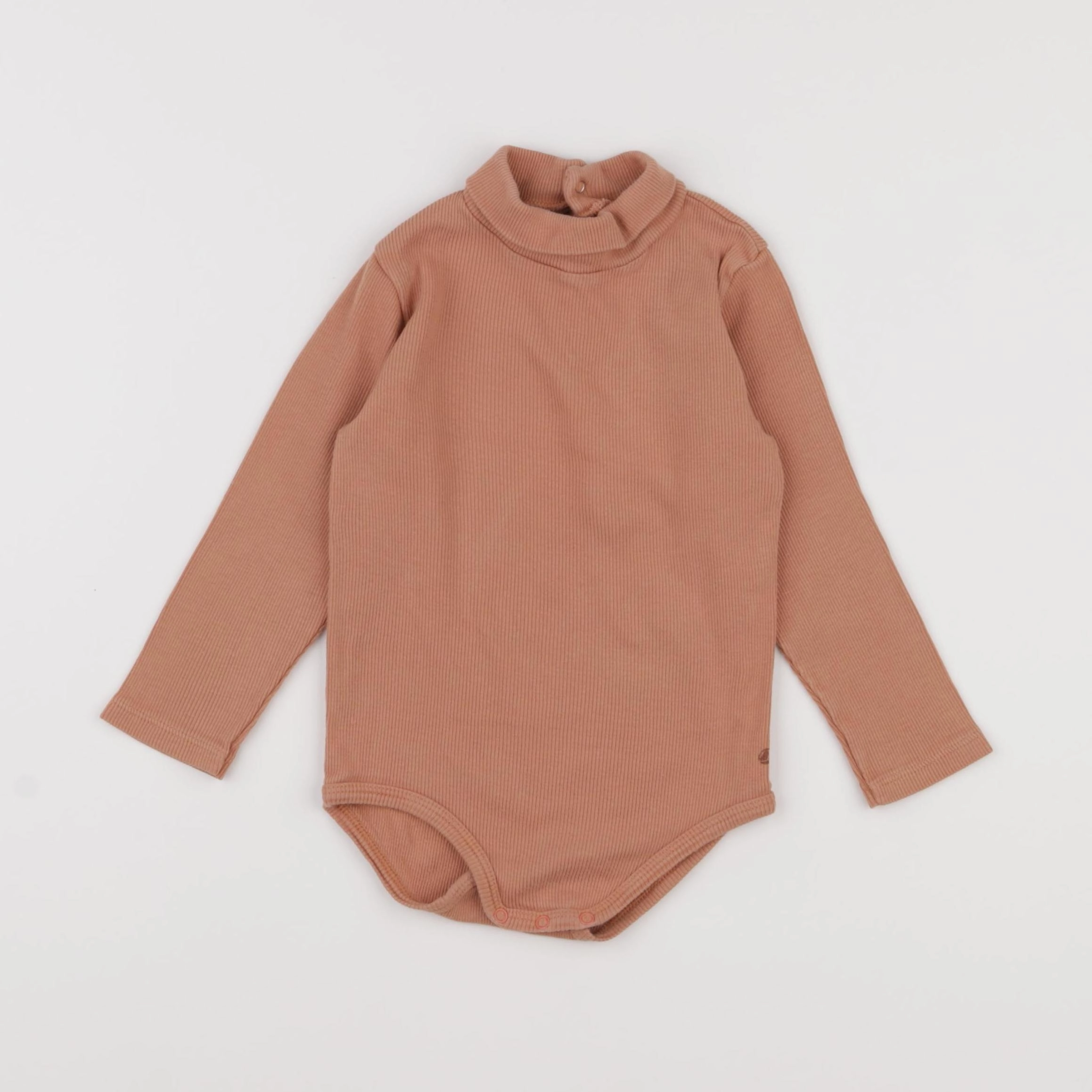 Petit Bateau - body à col rose - 24 mois