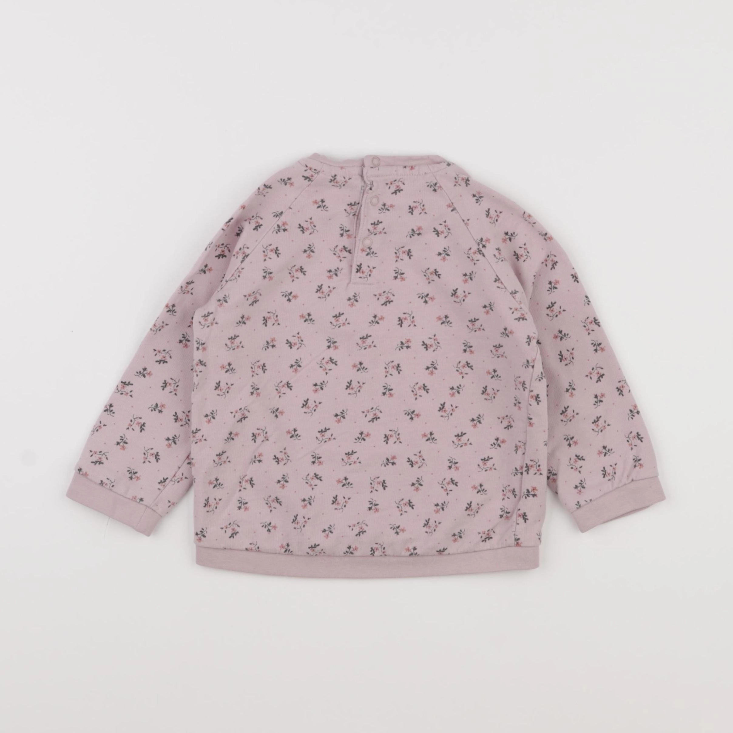 Vertbaudet - sweat rose - 2 ans