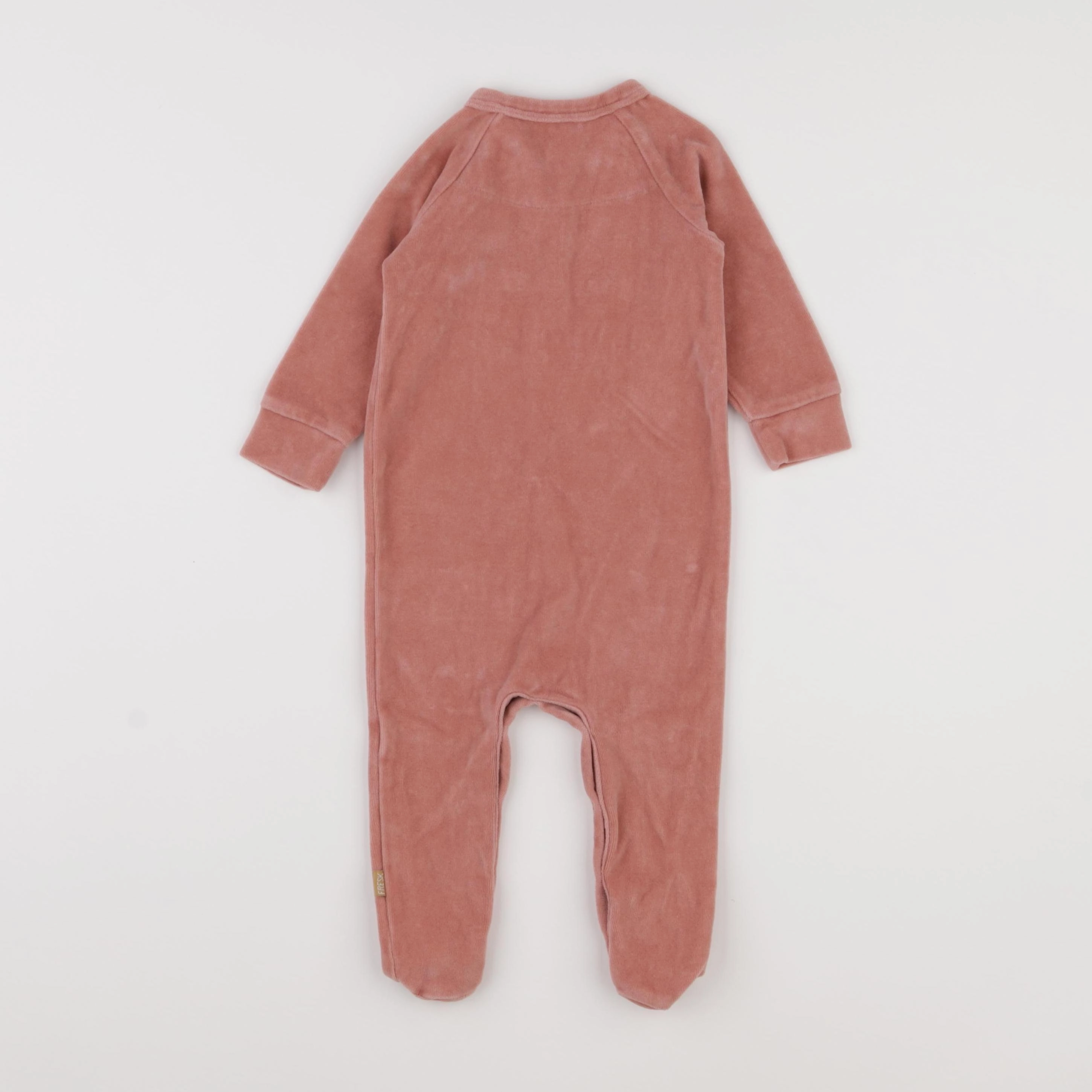Fresk - pyjama velours rose - 3/6 mois