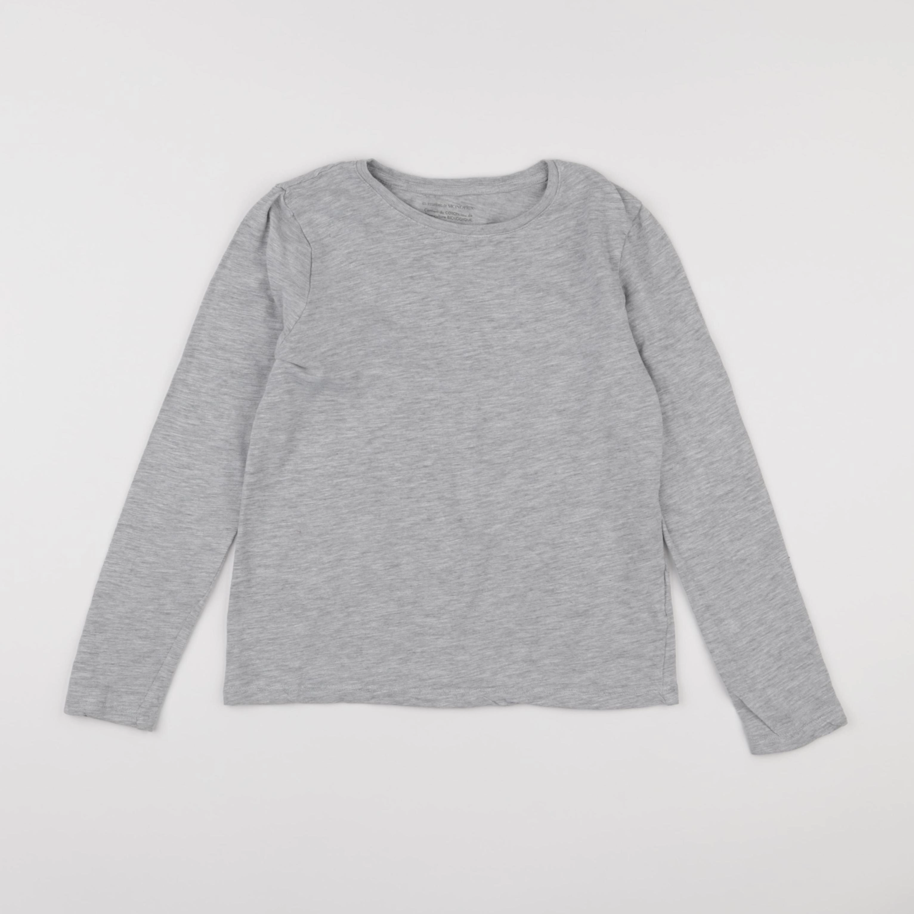 Monoprix - tee-shirt gris - 10 ans