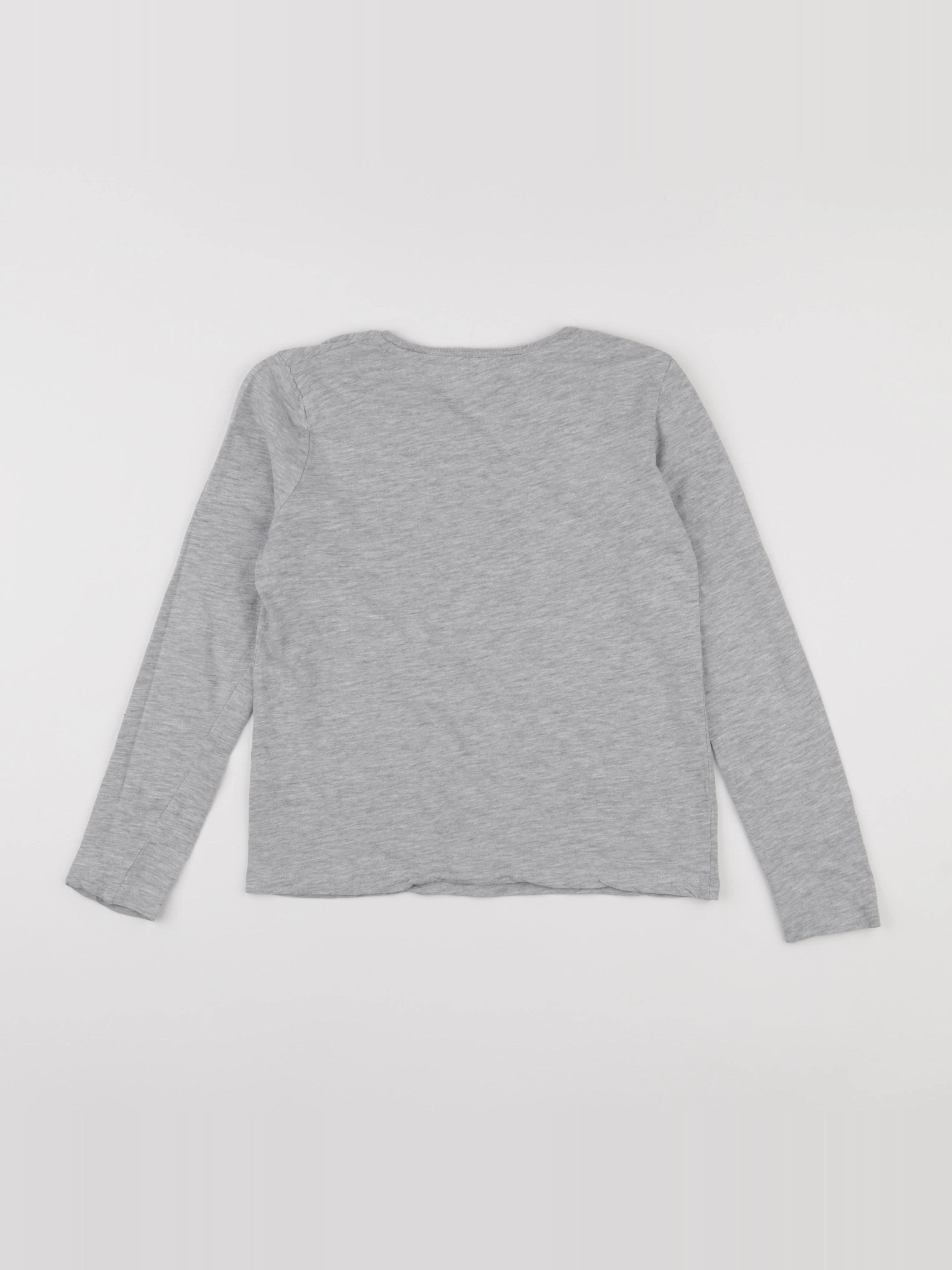 Monoprix - tee-shirt gris - 10 ans