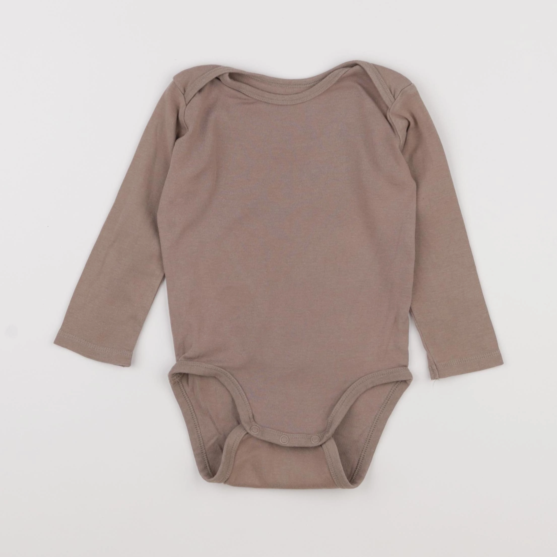 H&M - body marron - 9/12 mois
