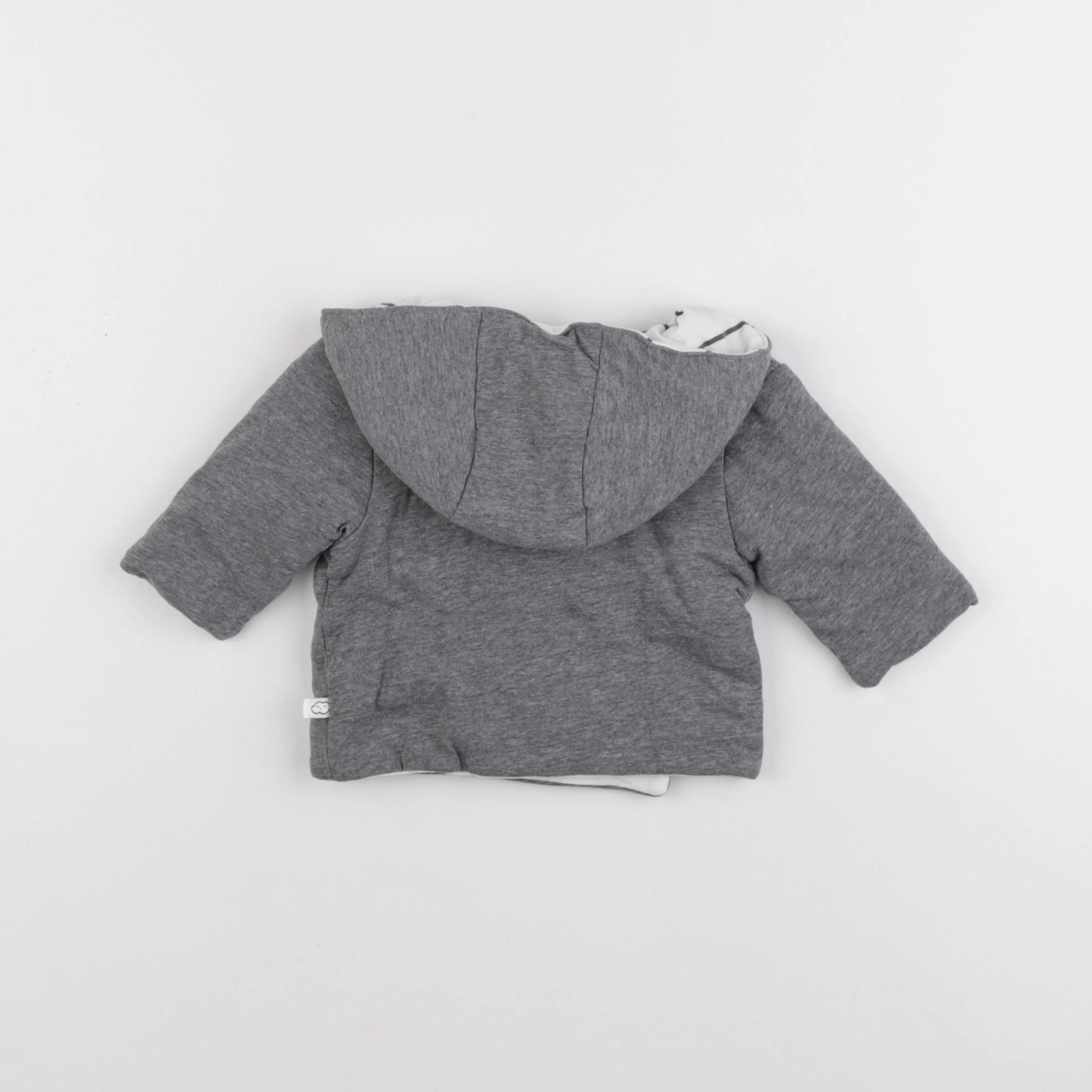 Vertbaudet - veste gris - 1 mois