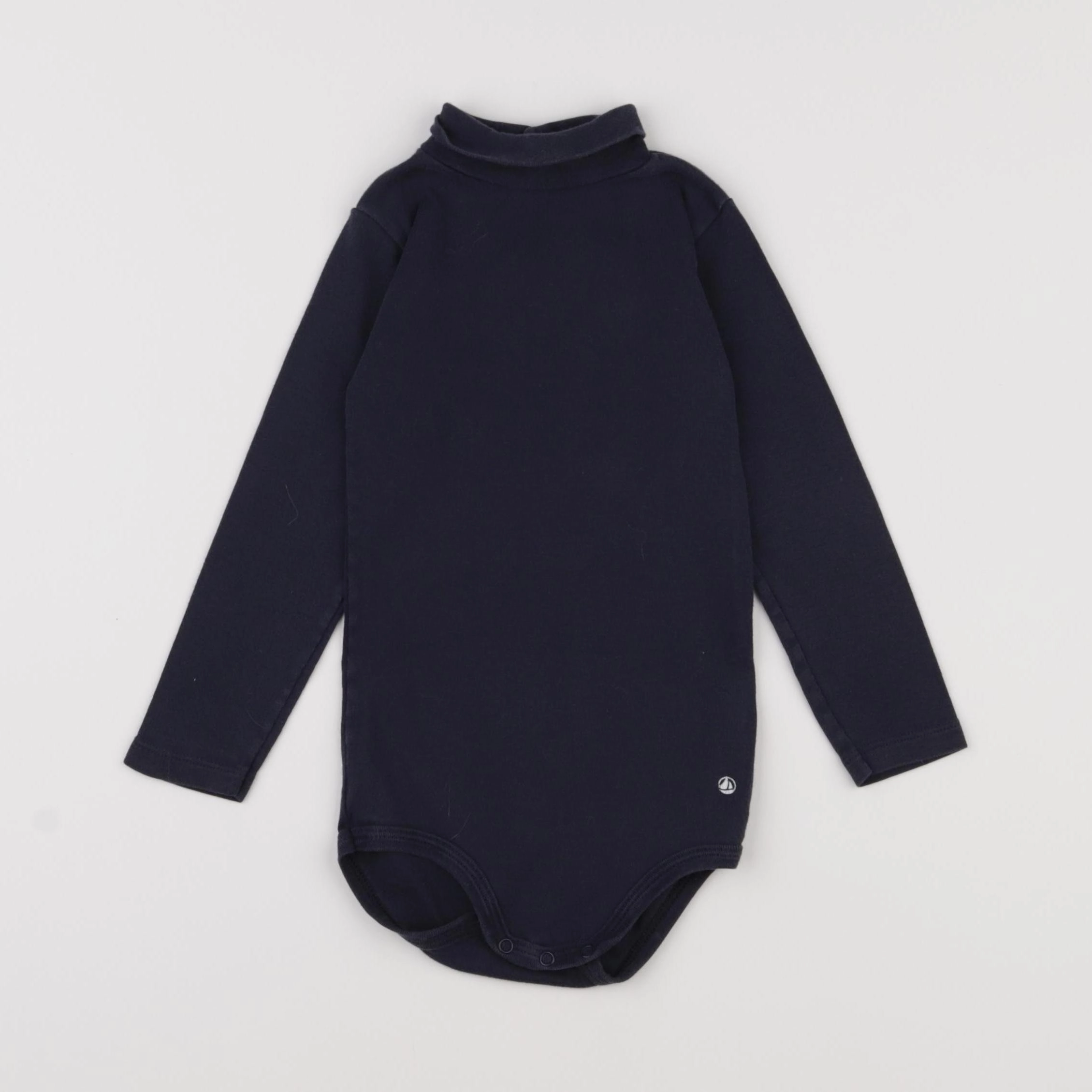 Petit Bateau - body à col bleu - 24 mois