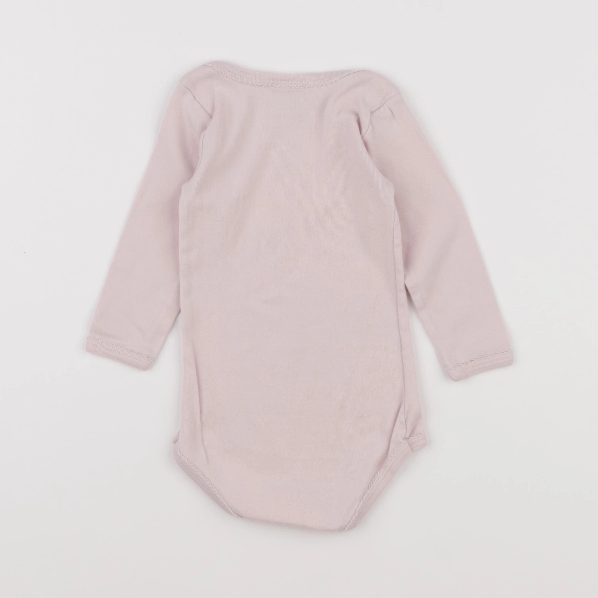 Petit Bateau - body rose - 12 mois