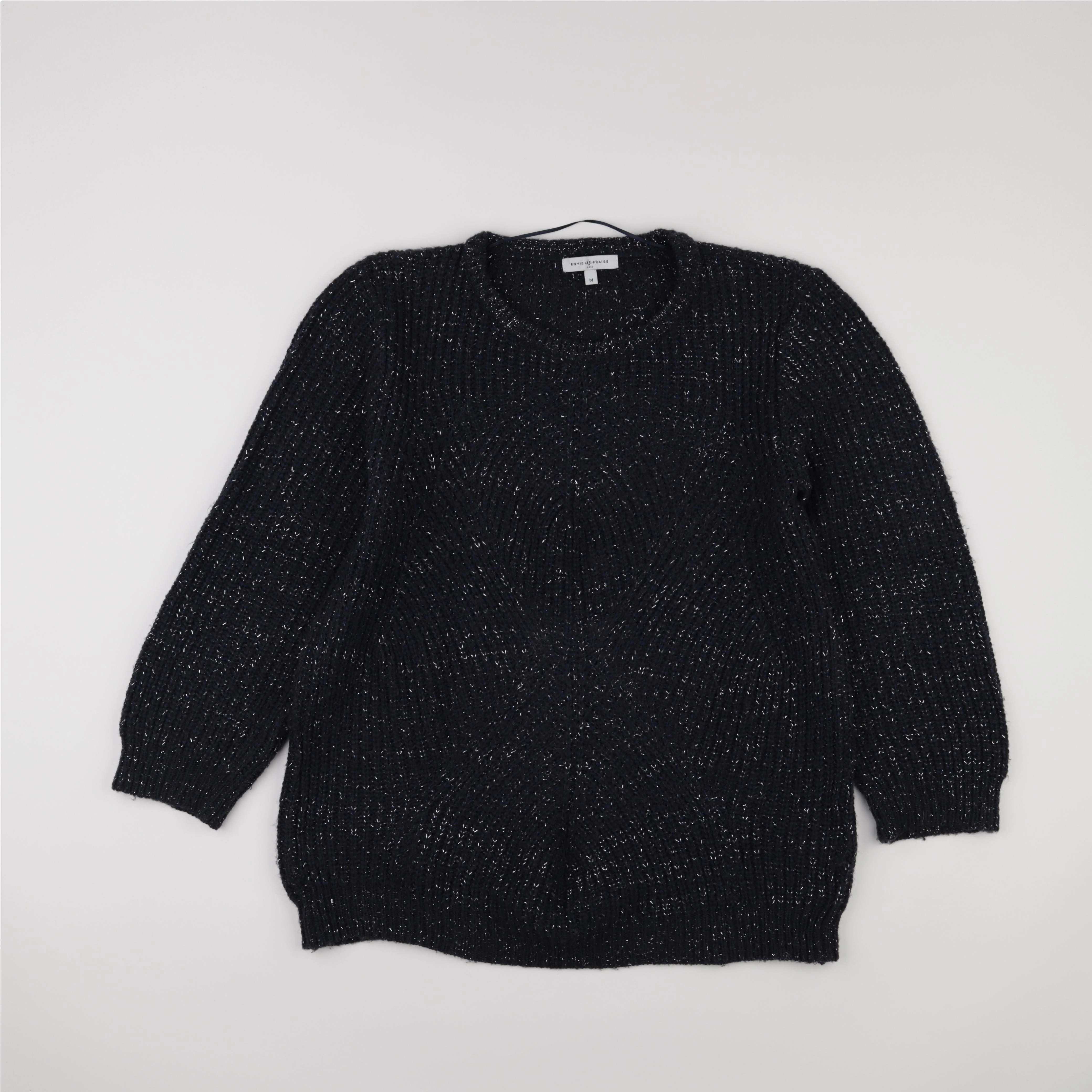 Envie de fraise - pull grossesse bleu, argent - m