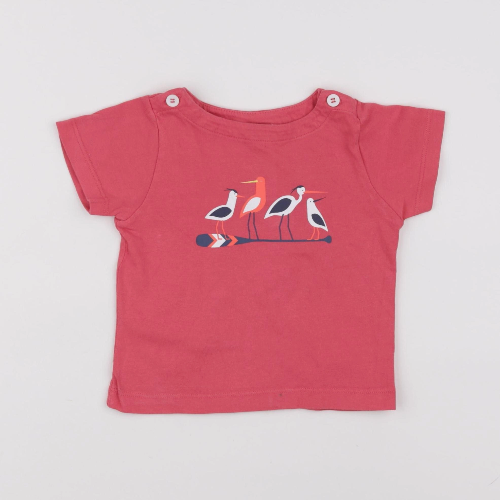 Jacadi - tee-shirt rose - 18 mois