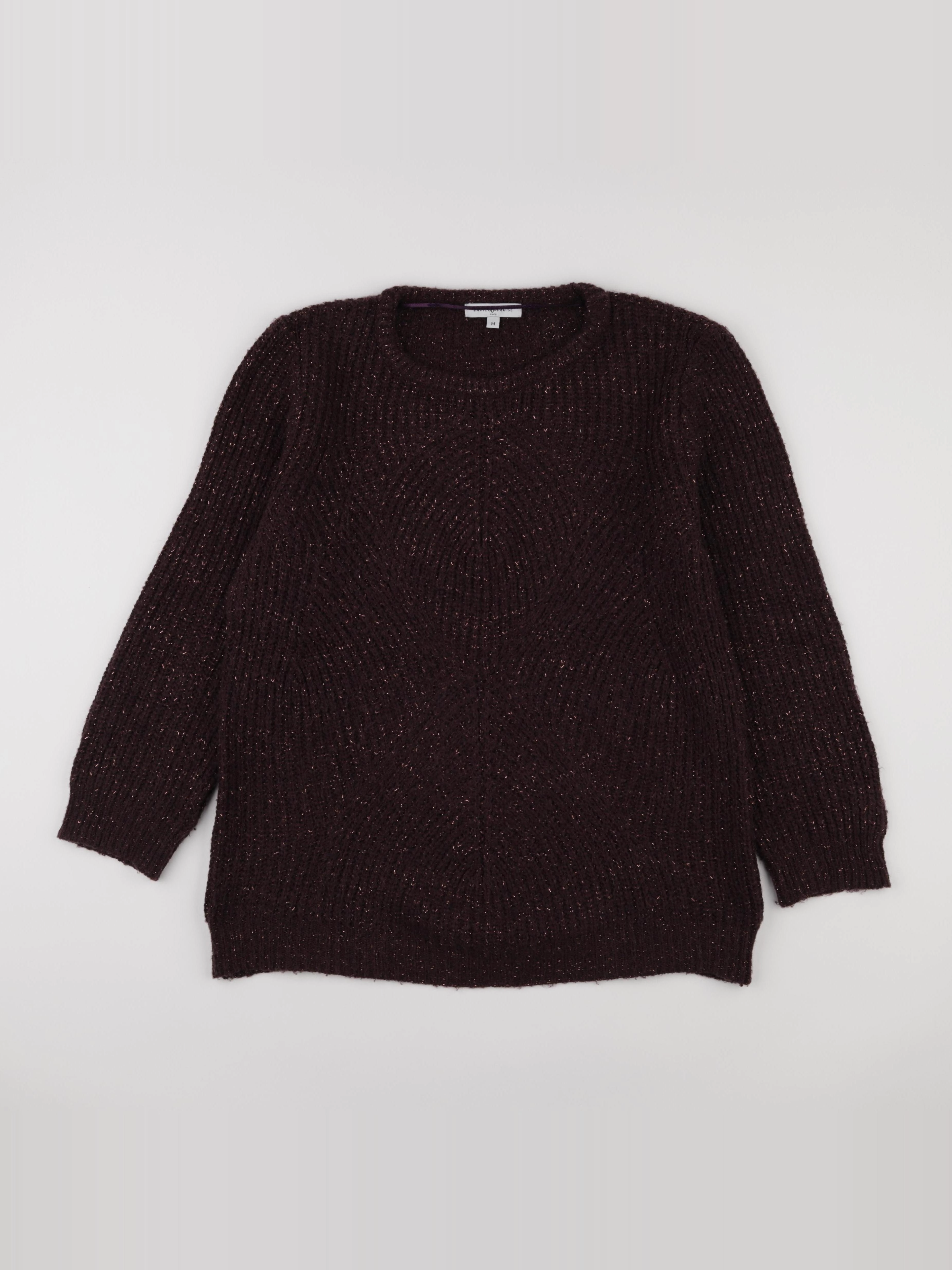 Envie de fraise - pull grossesse violet, argent, or - m