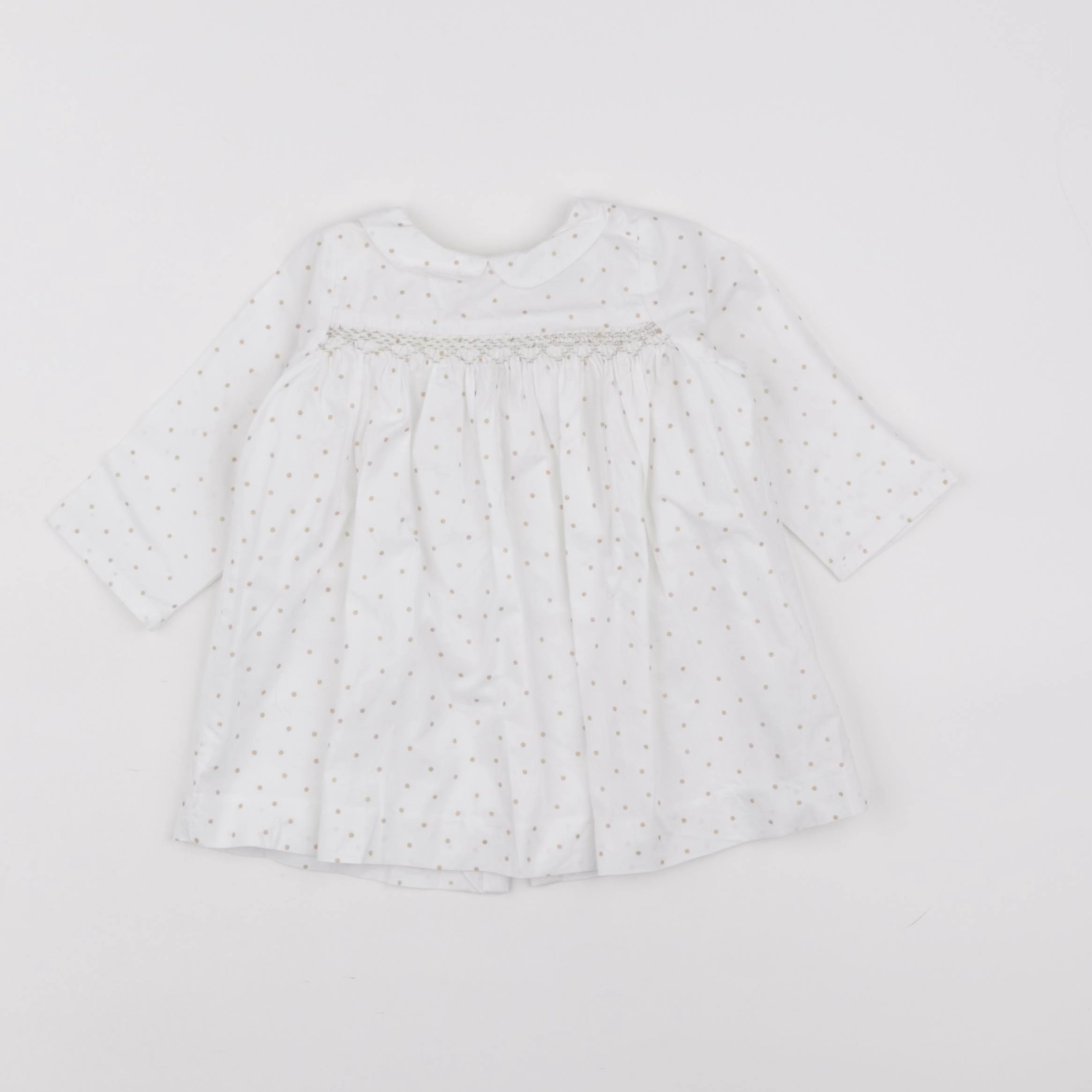 Jacadi - robe blanc - 6 mois