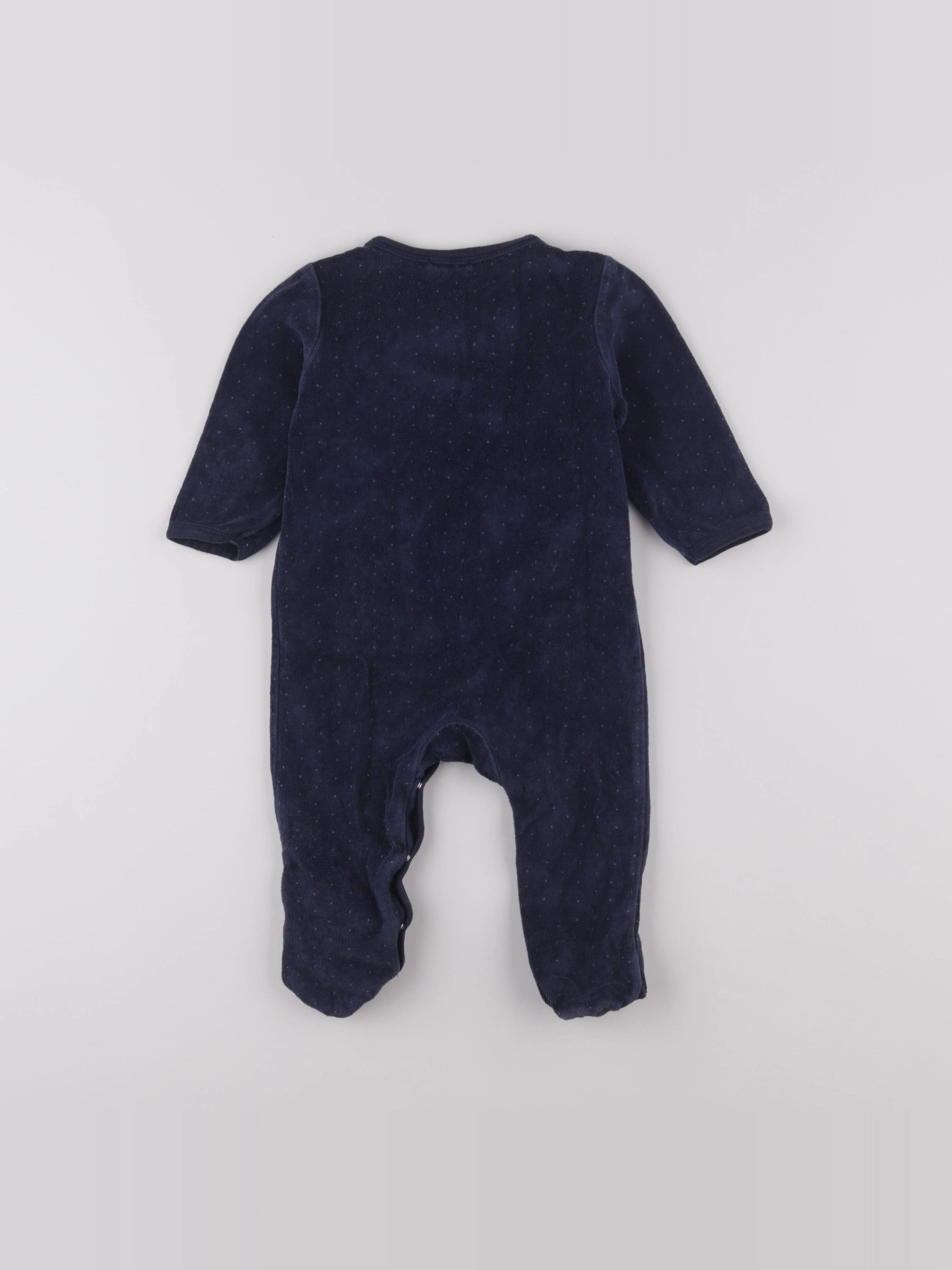 Boutchou - pyjama velours bleu - 12 mois