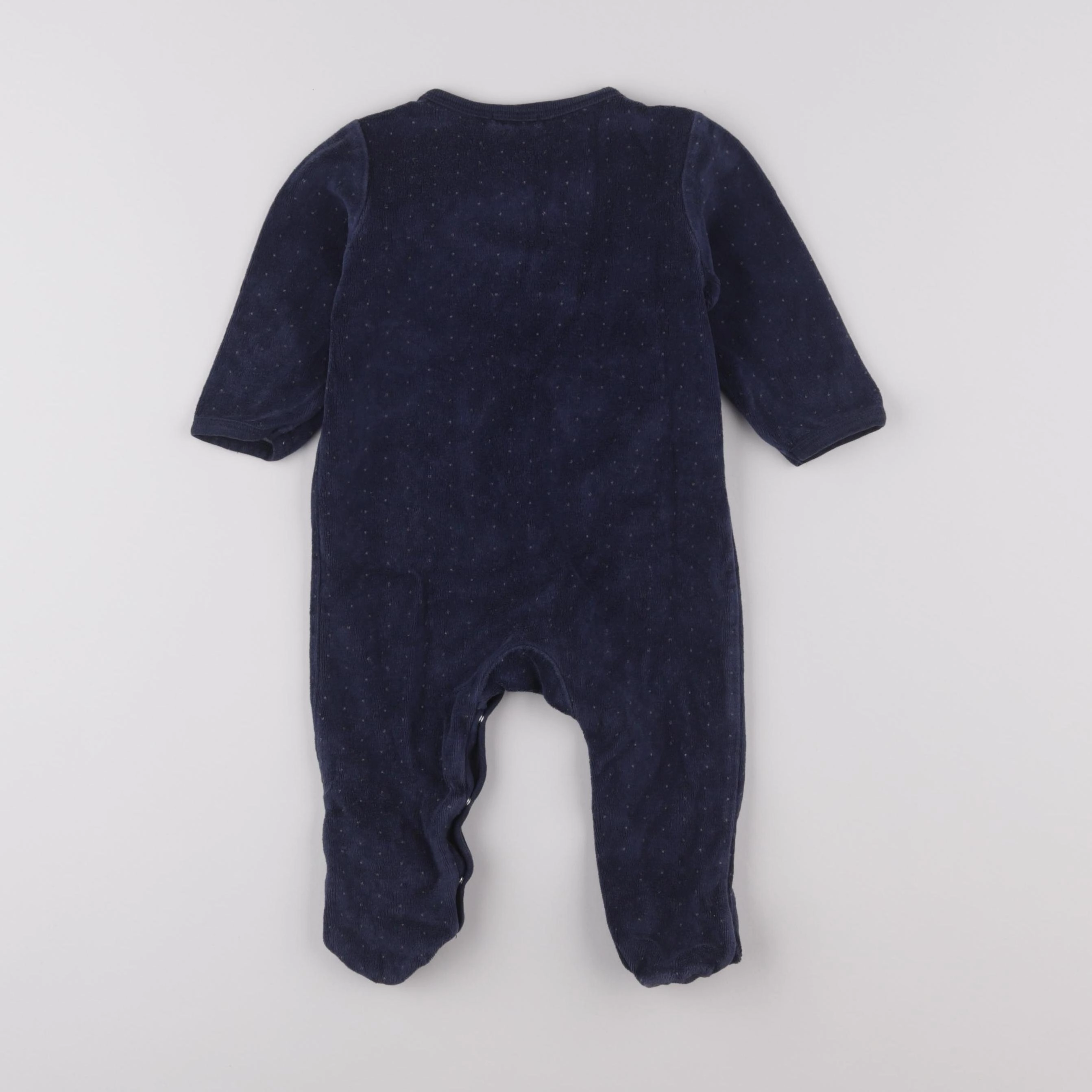 Boutchou - pyjama velours bleu - 12 mois