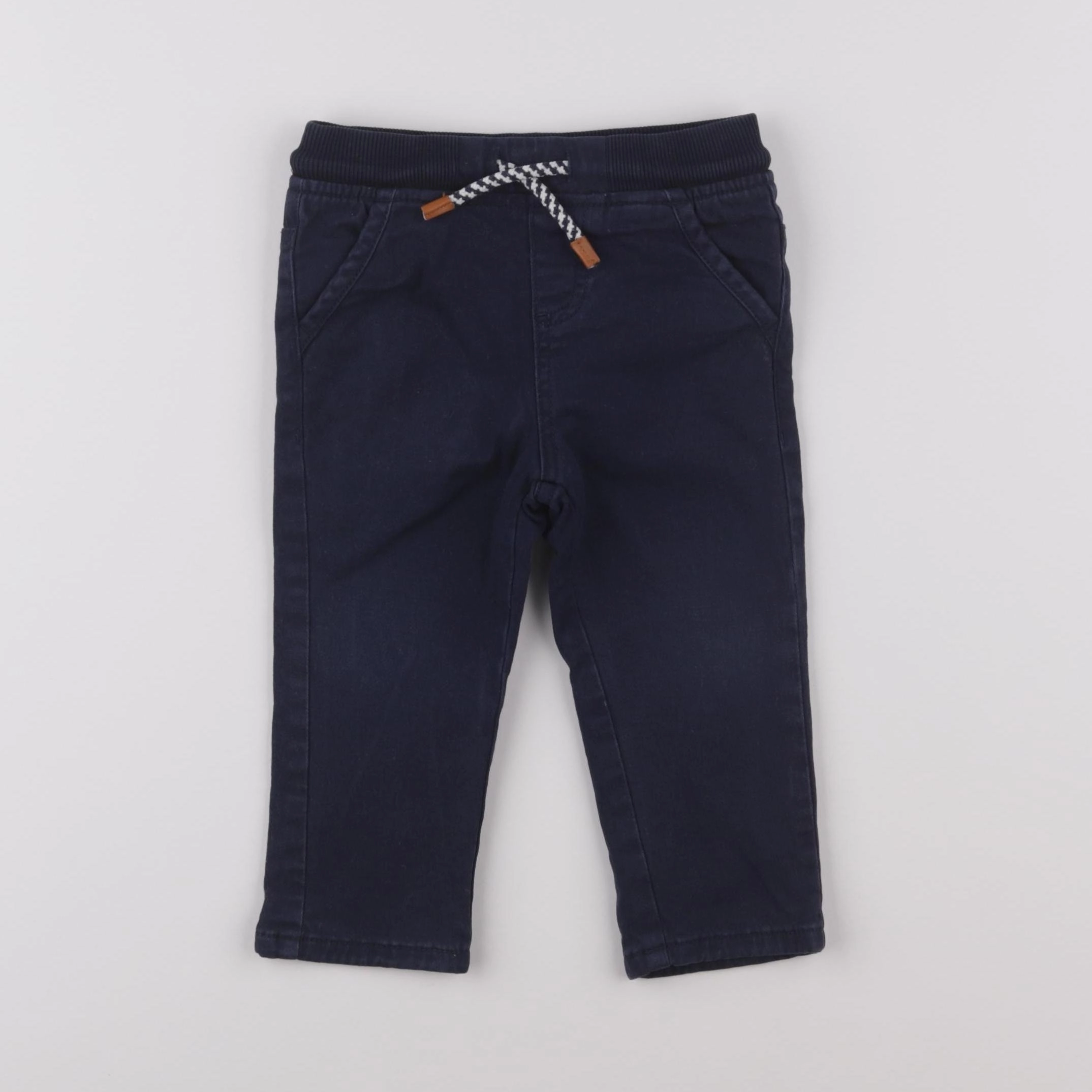 Vertbaudet - pantalon bleu - 18 mois