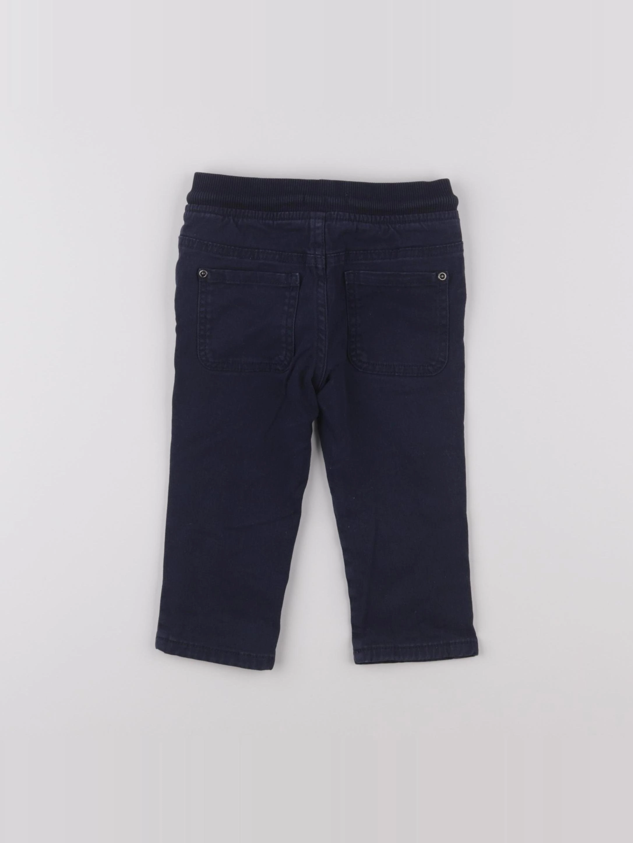 Vertbaudet - pantalon bleu - 18 mois