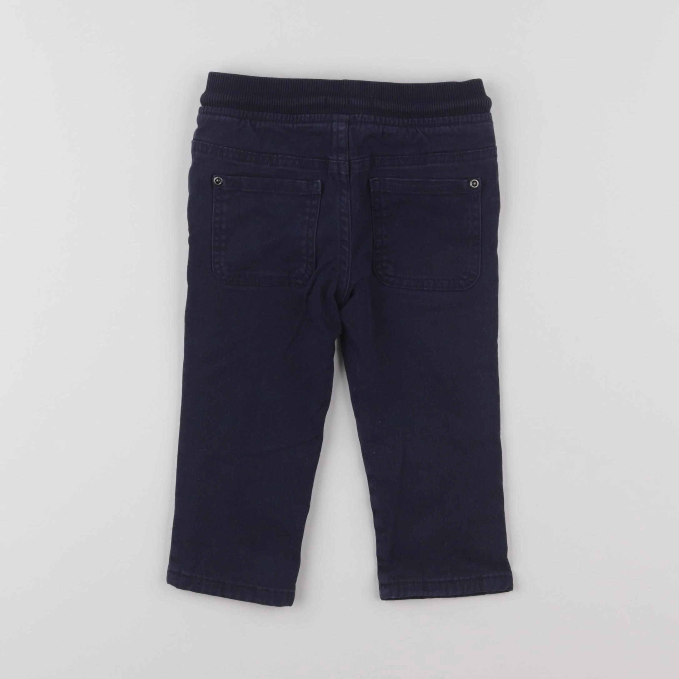 Vertbaudet - pantalon bleu - 18 mois