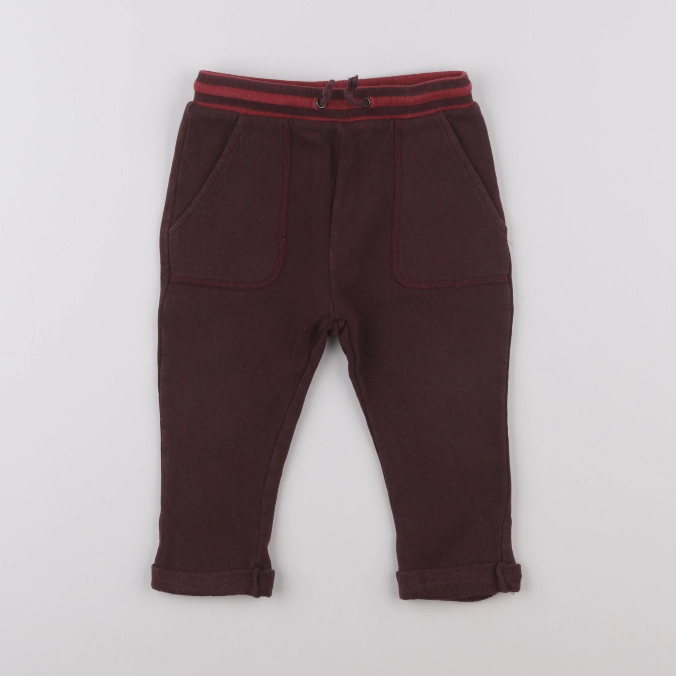Vertbaudet - pantalon rouge - 18 mois