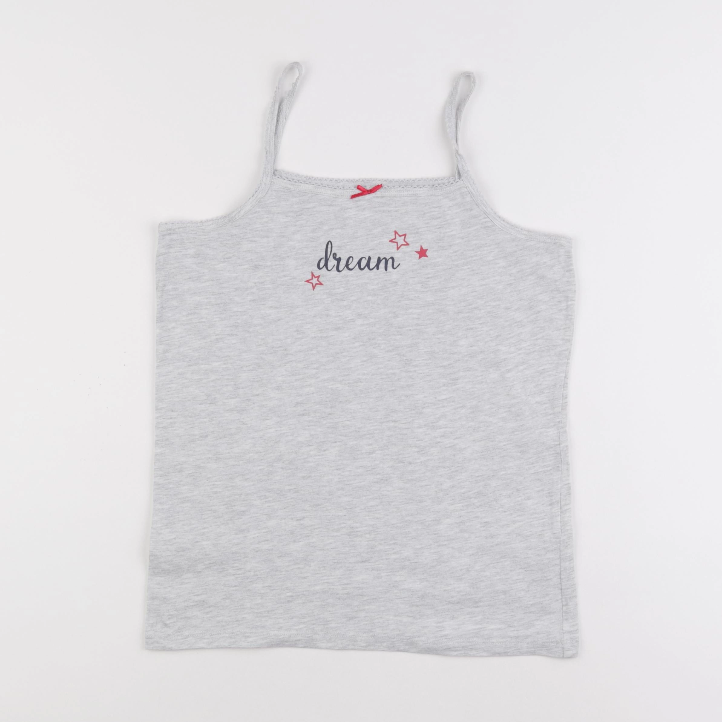 Vertbaudet - maillot de corps gris - 12 ans