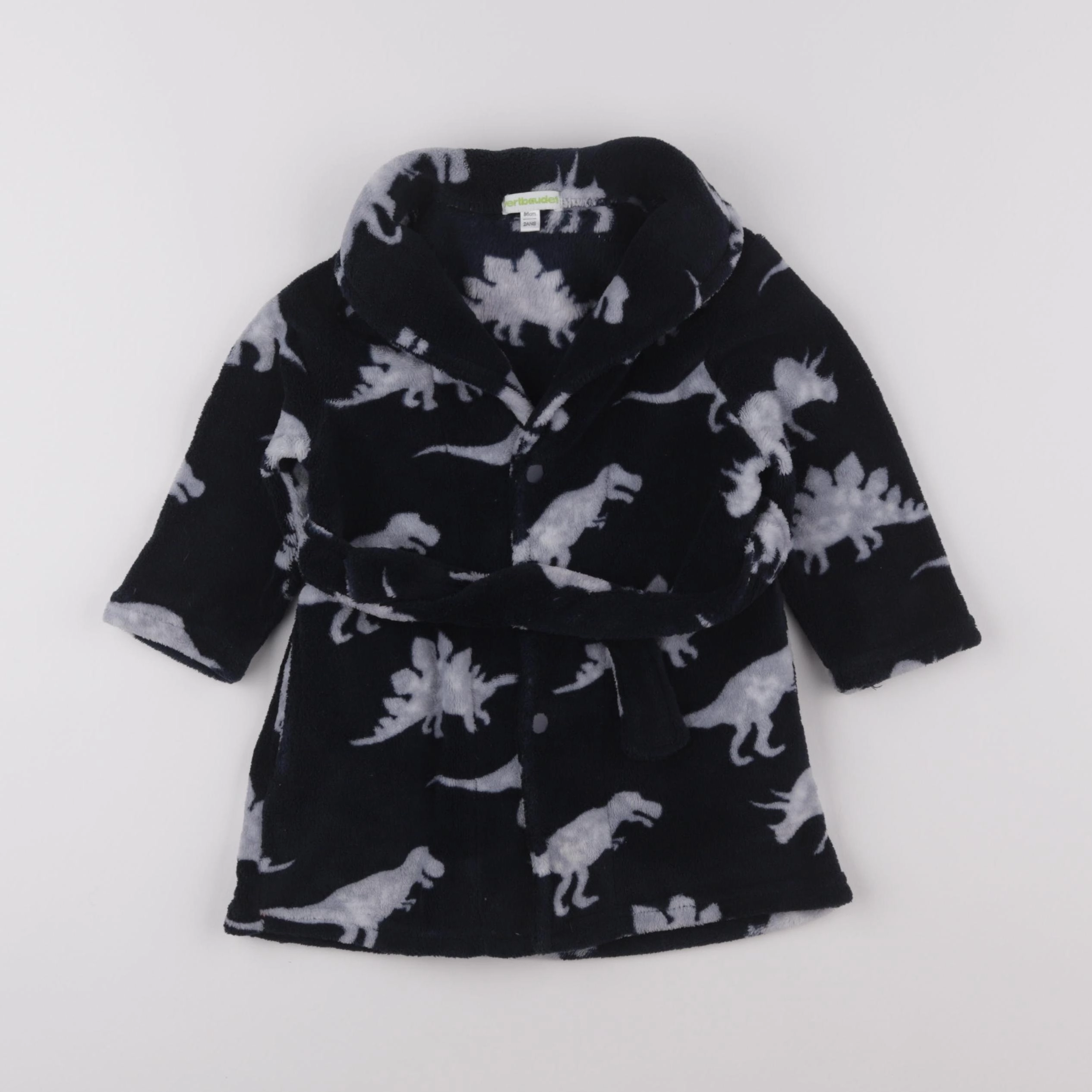 Vertbaudet - robe de chambre bleu - 2 ans