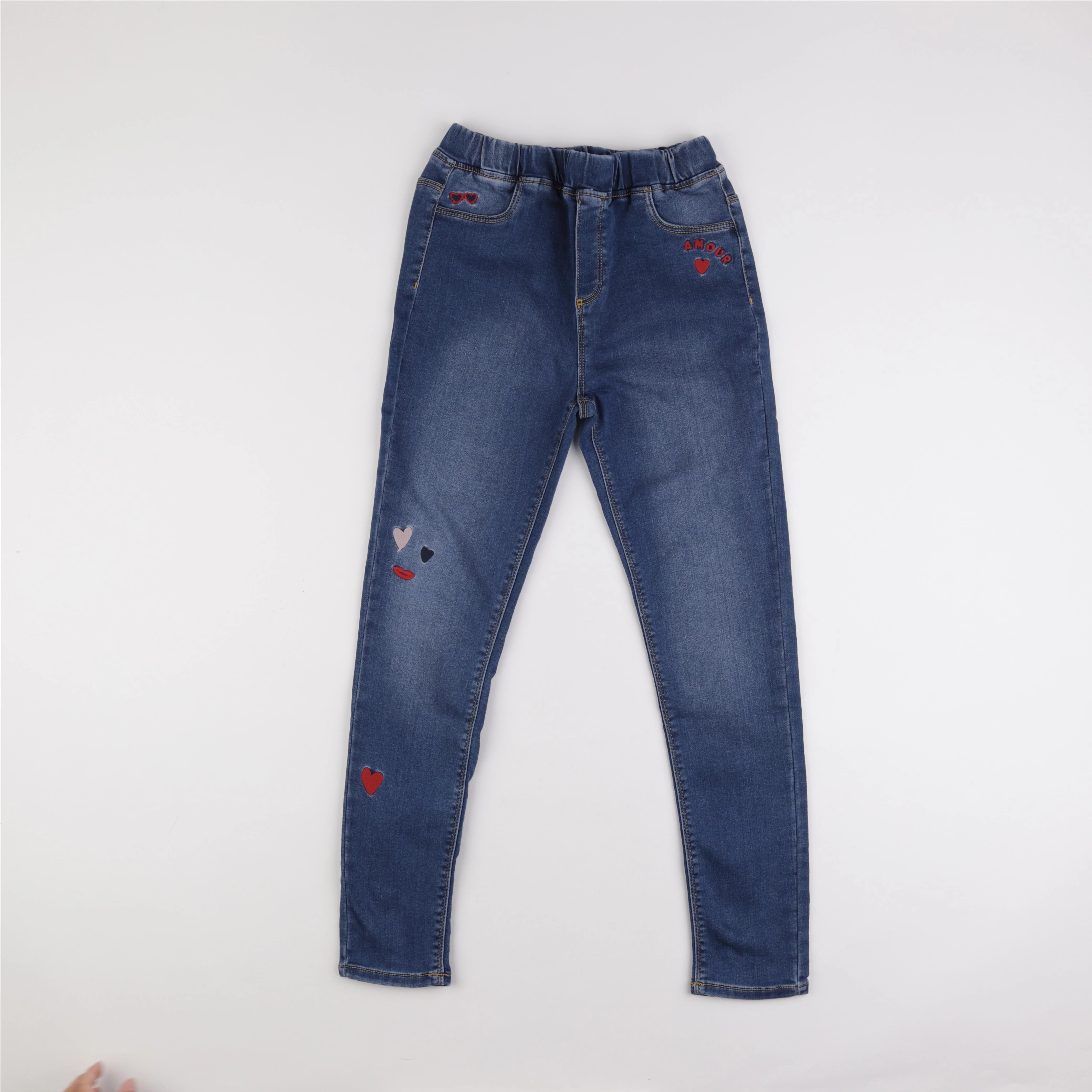 Vertbaudet - jegging bleu - 14 ans