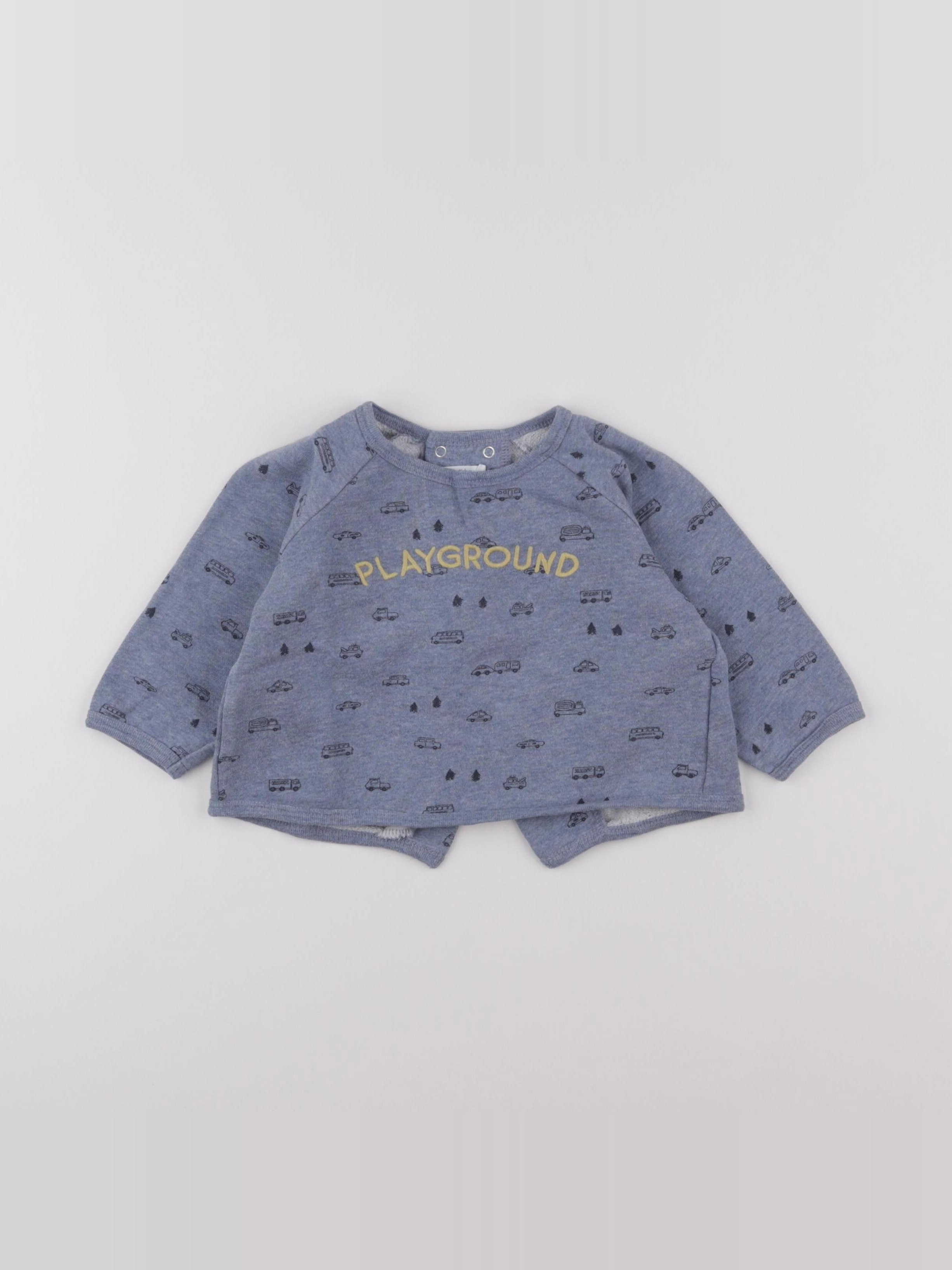 Boutchou - sweat bleu - 18 mois