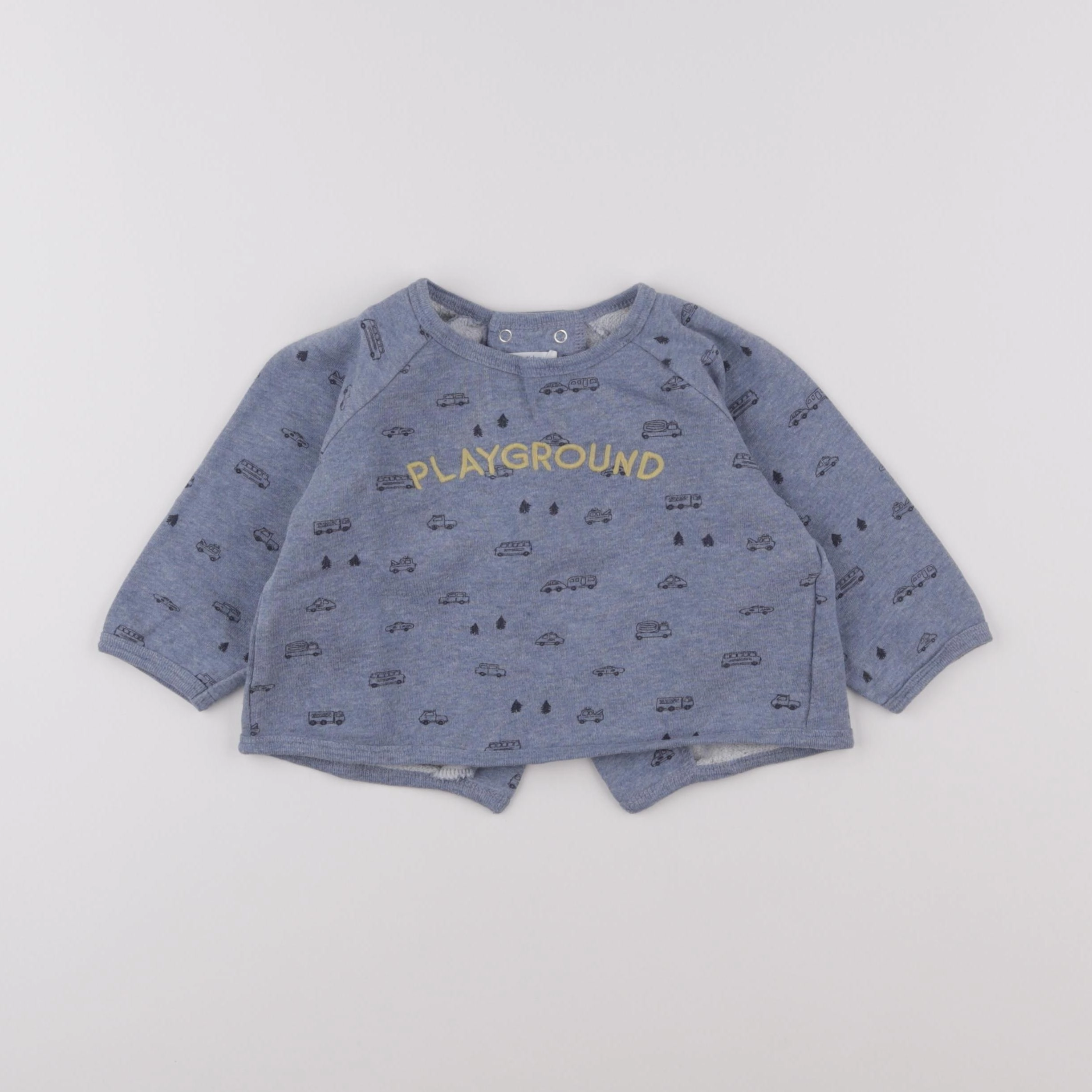 Boutchou - sweat bleu - 18 mois