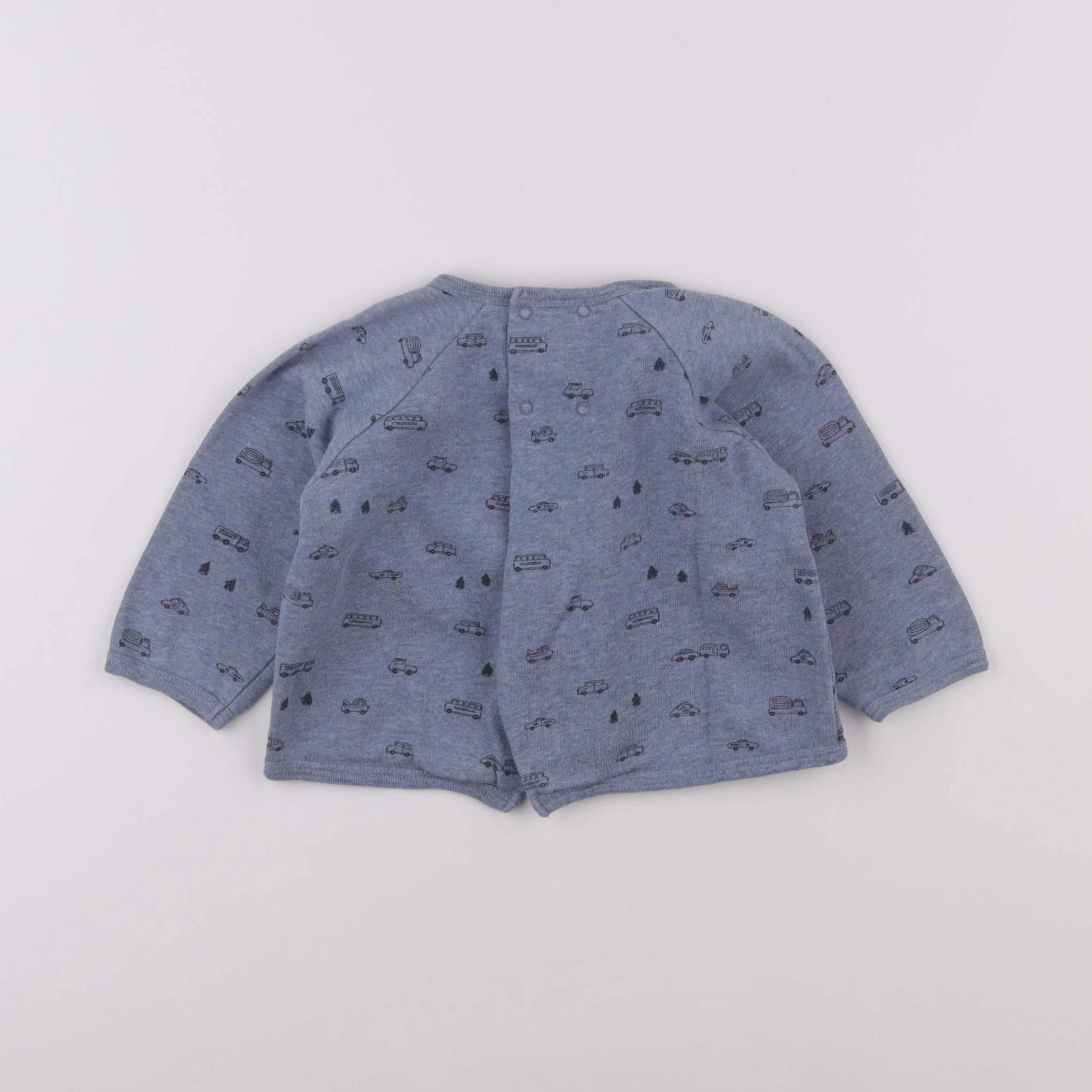 Boutchou - sweat bleu - 18 mois