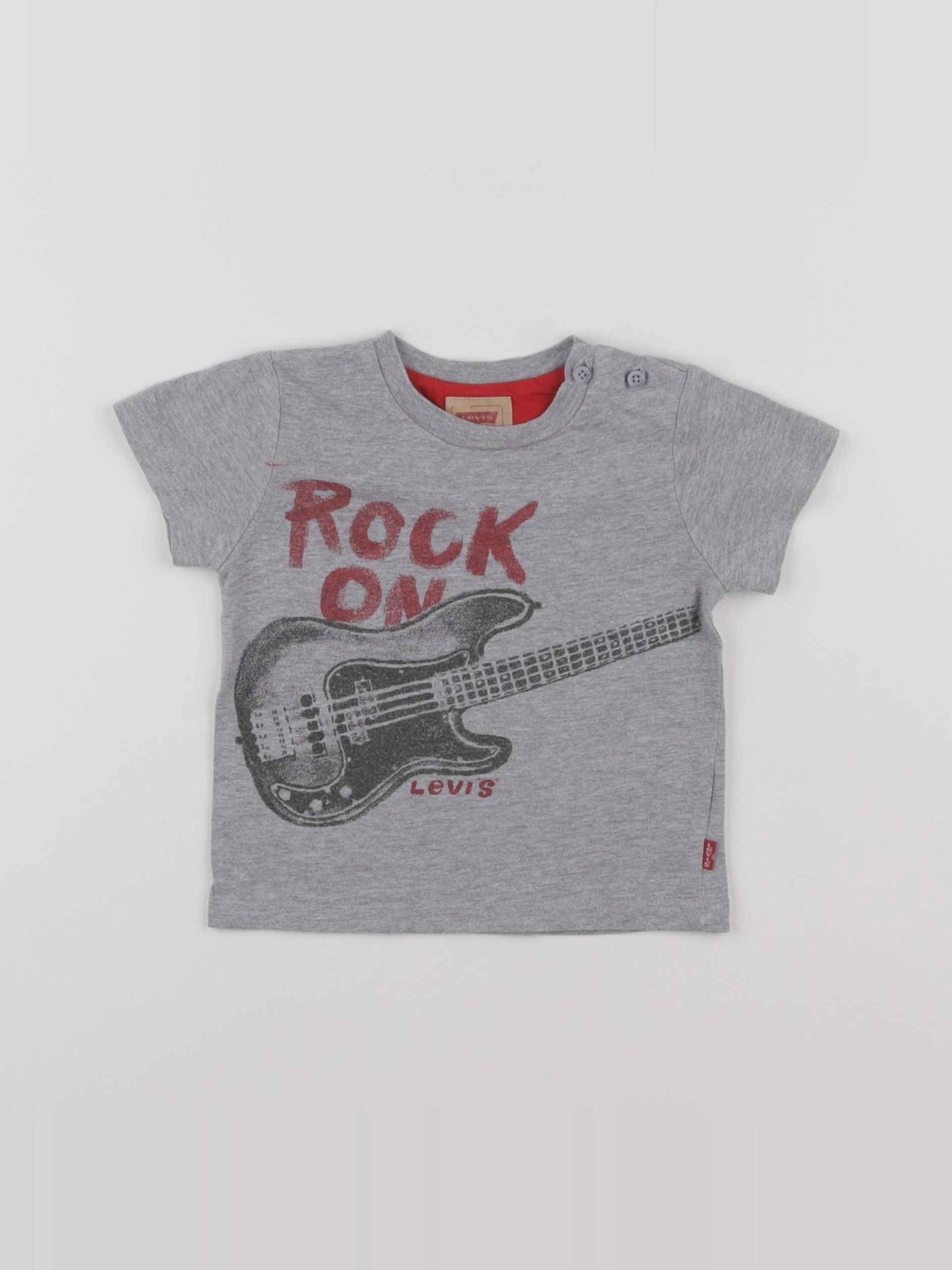 Levi's - tee-shirt gris - 12 mois