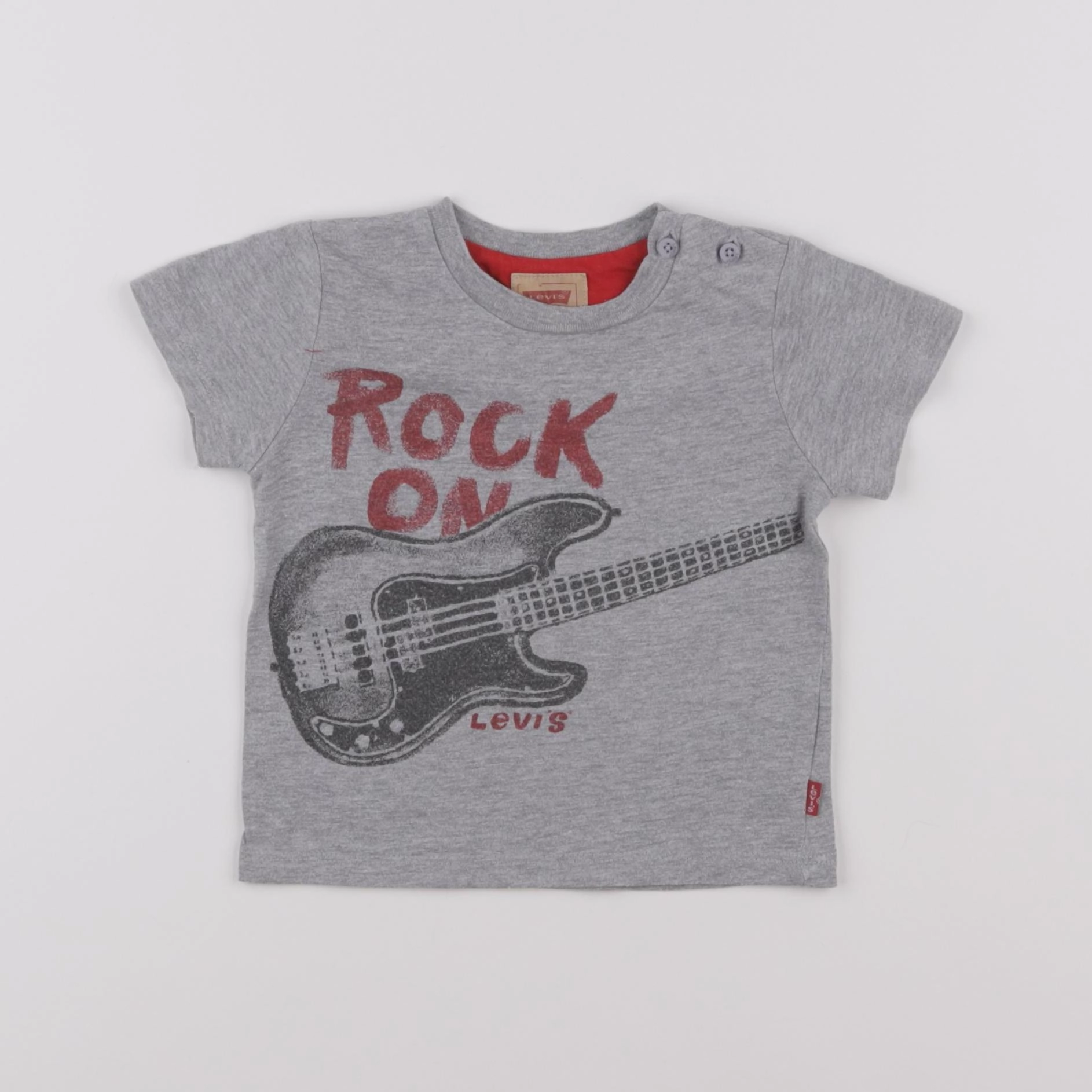 Levi's - tee-shirt gris - 12 mois
