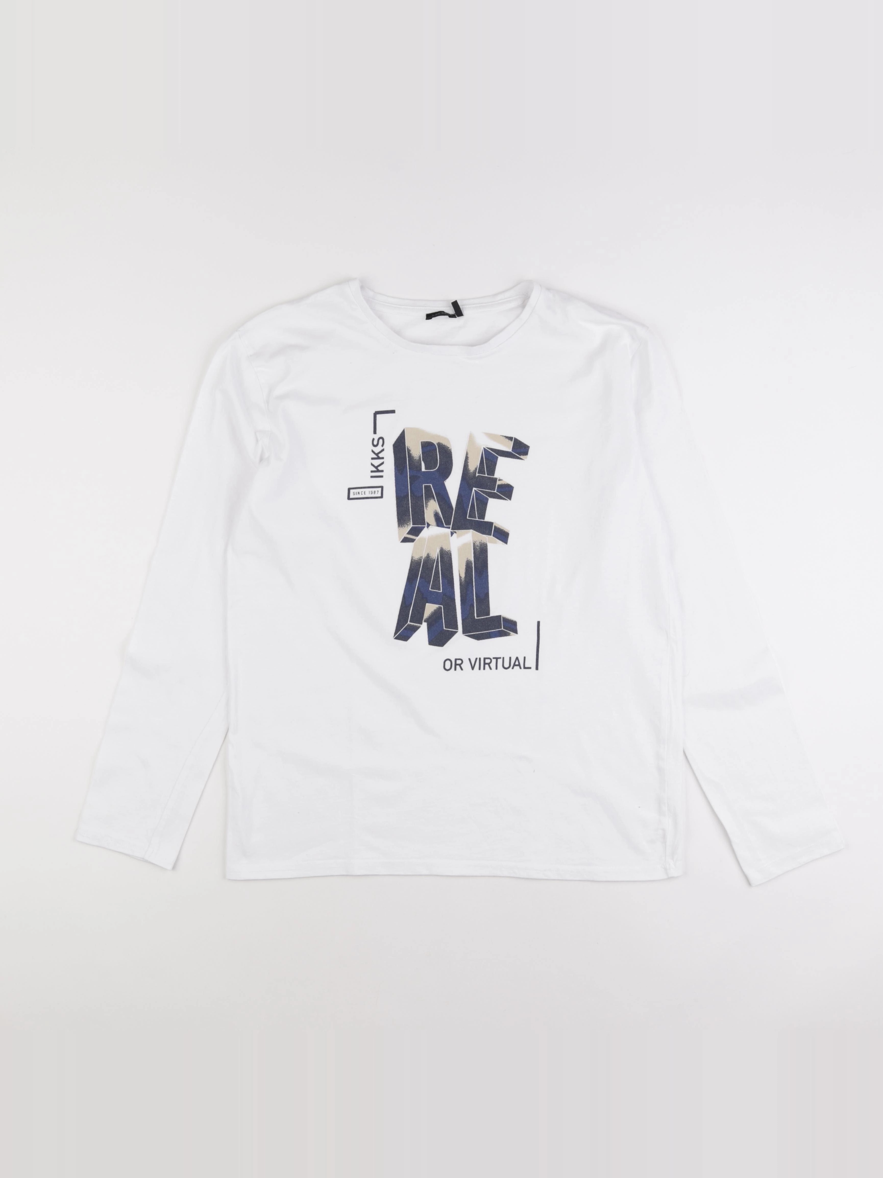IKKS - tee-shirt blanc - 16 ans