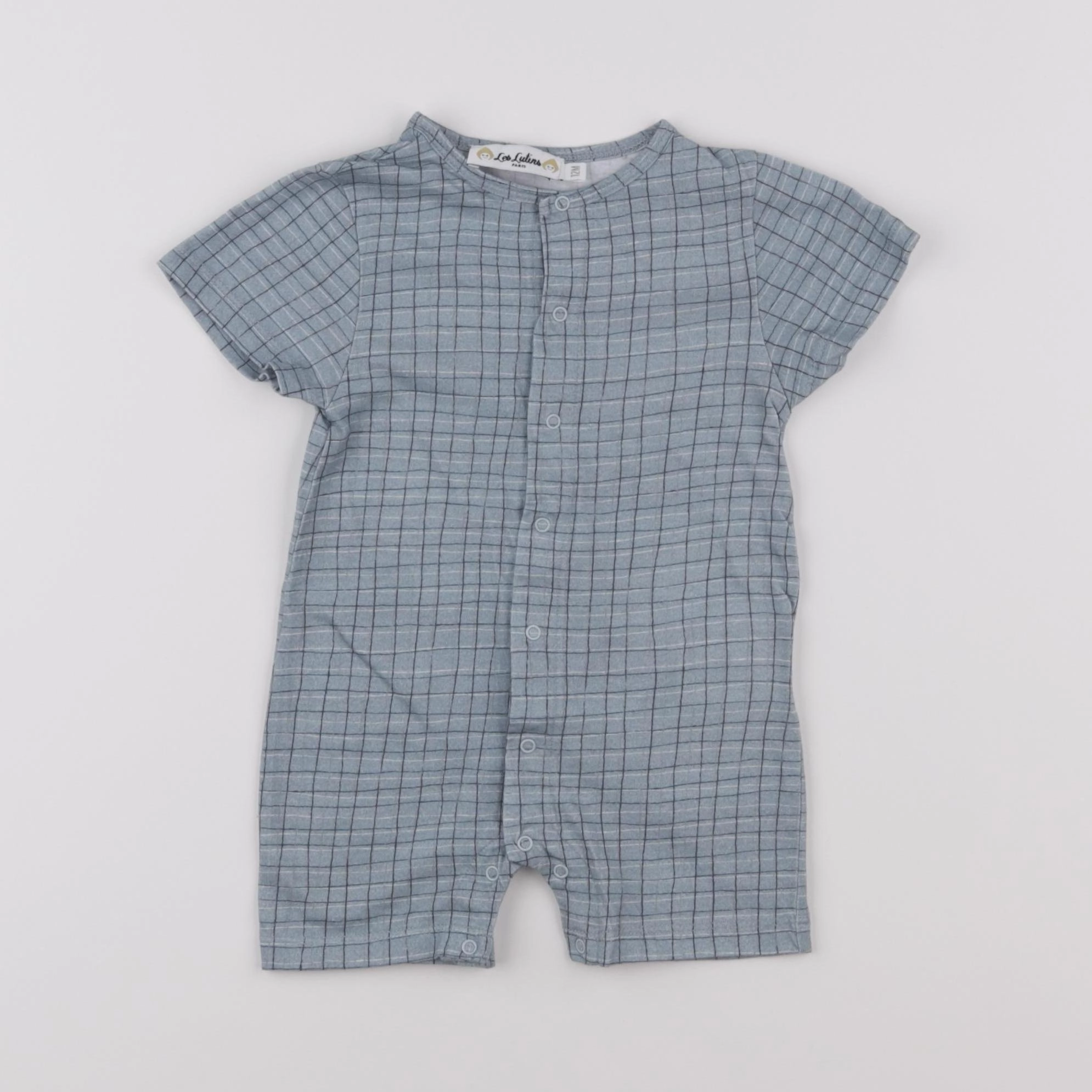 Les Lutins Paris - pyjama coton bleu - 12 mois