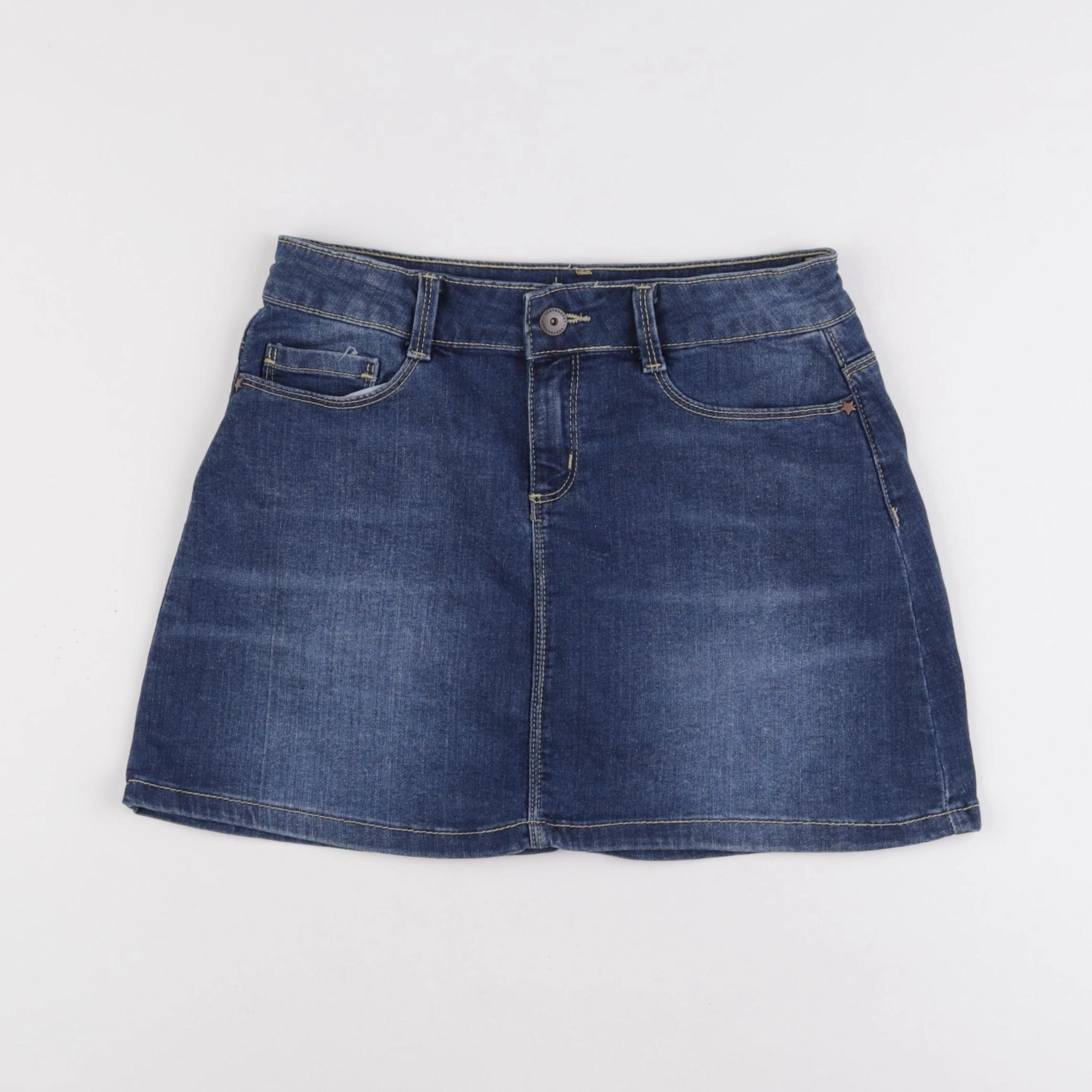 Vertbaudet - jupe bleu - 12 ans