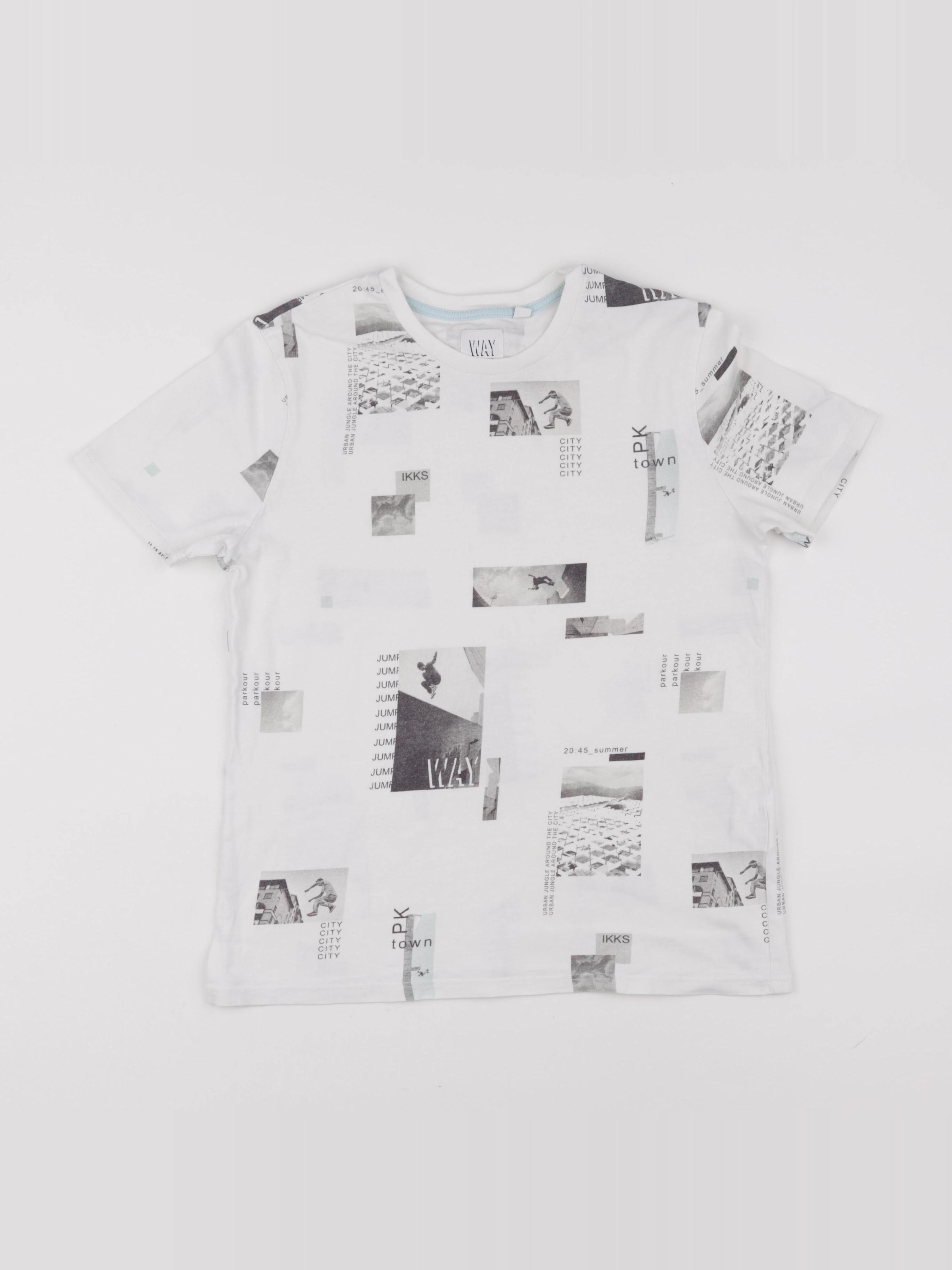 IKKS - tee-shirt blanc - 12 ans