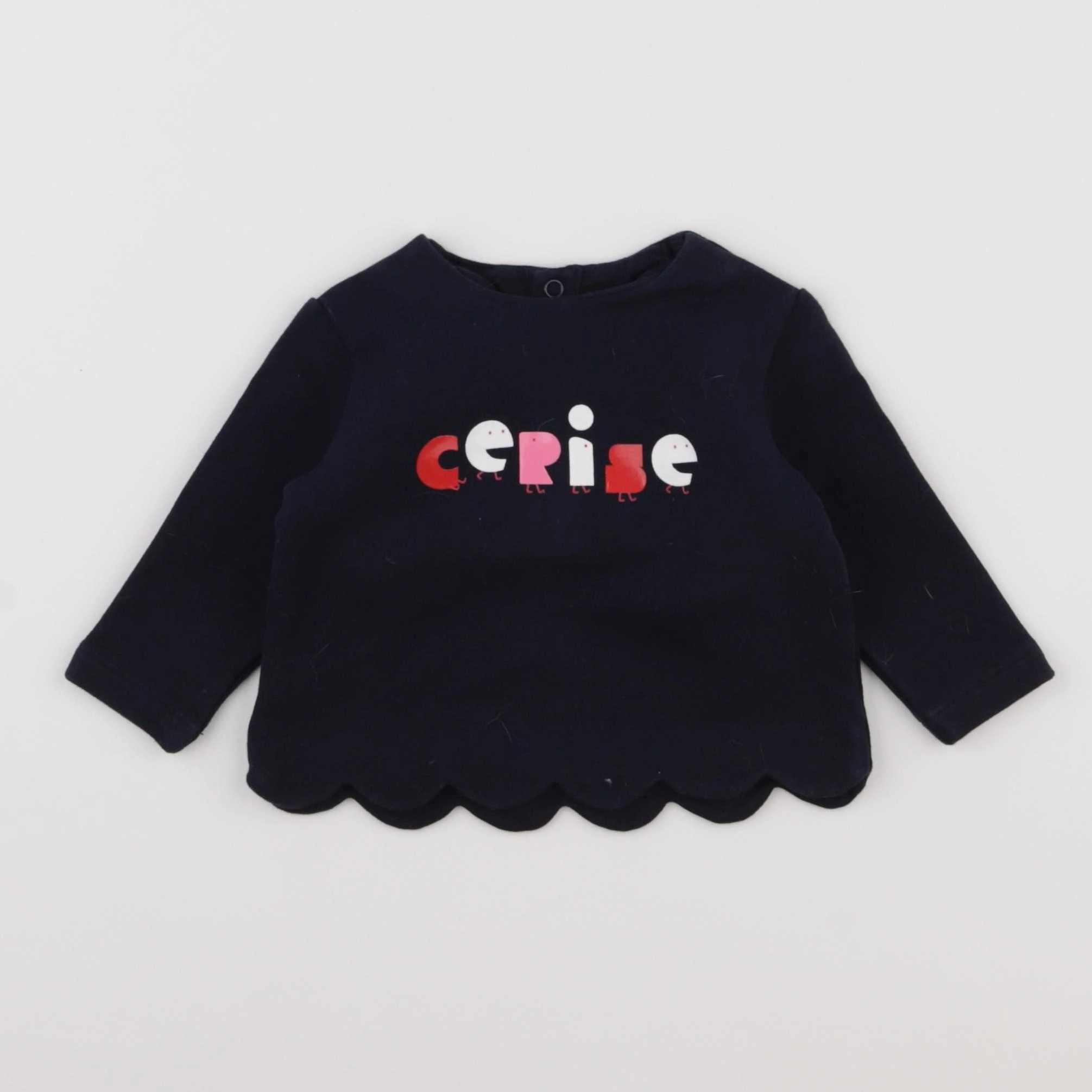Jacadi - sweat bleu - 6 mois