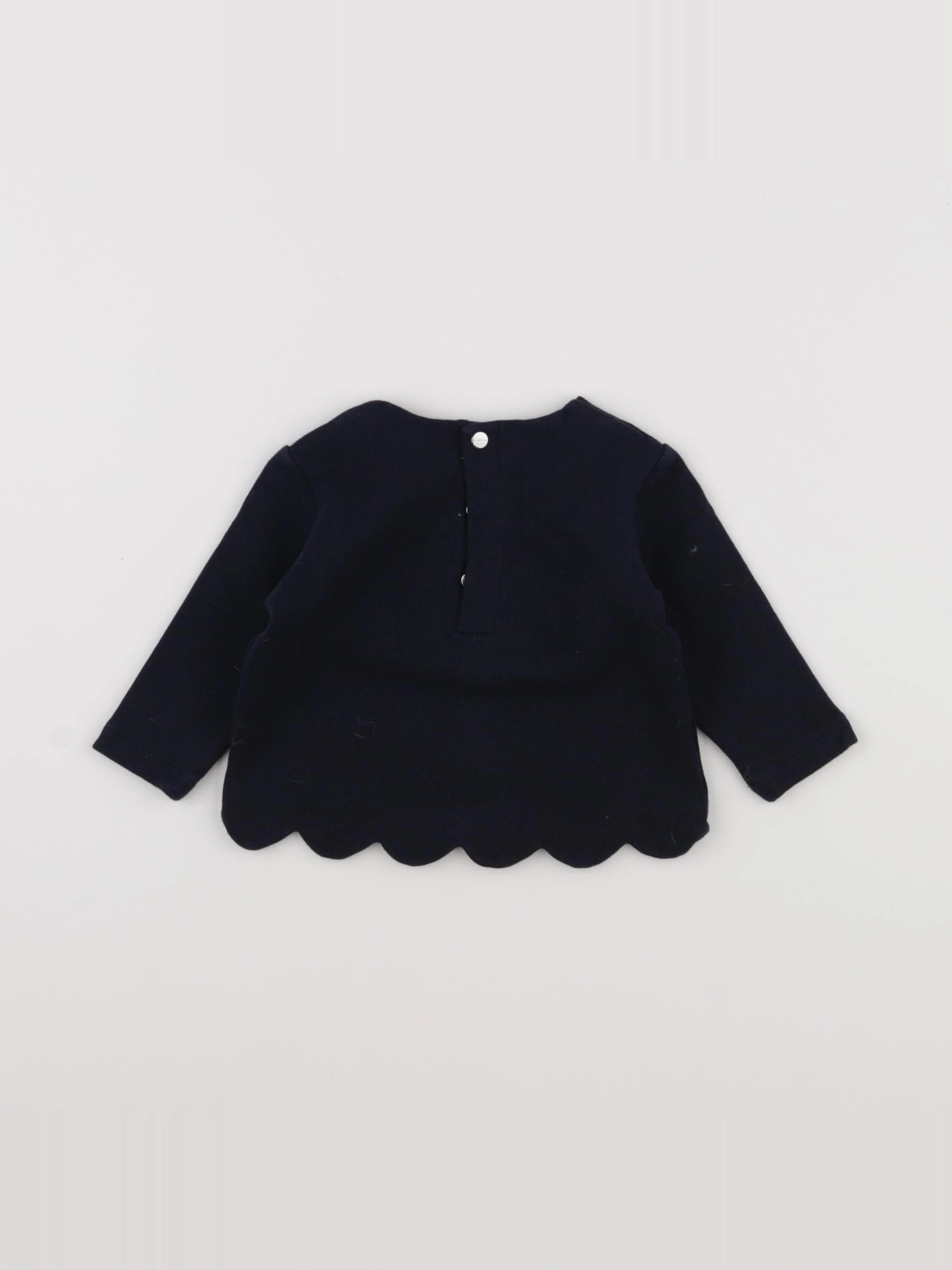 Jacadi - sweat bleu - 6 mois