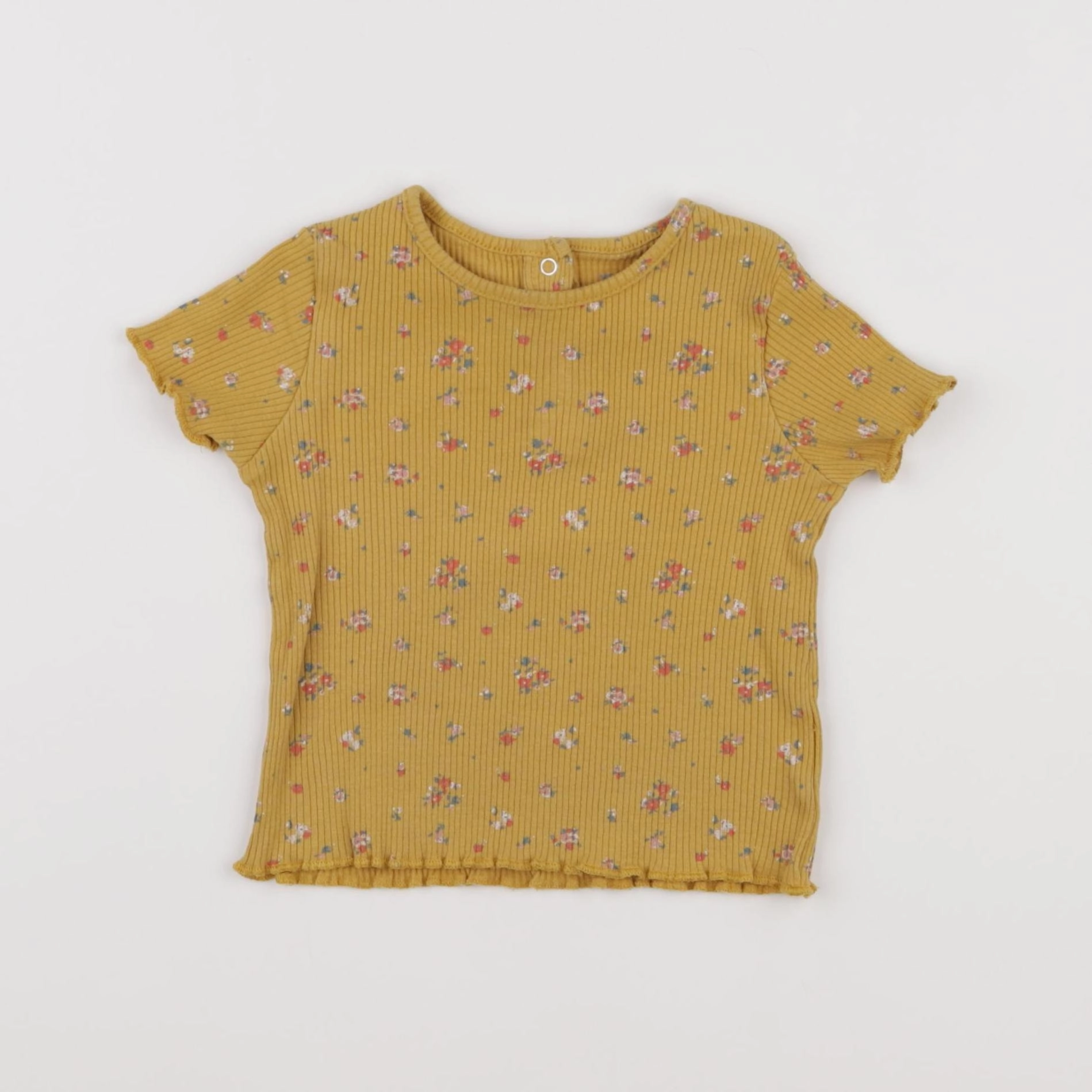 Vertbaudet - tee-shirt jaune - 18 mois