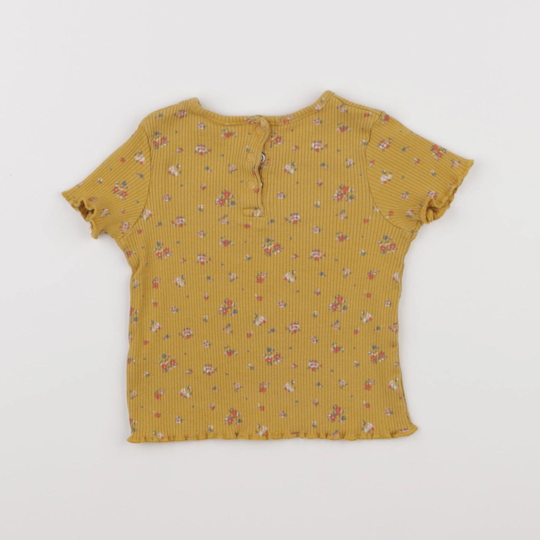 Vertbaudet - tee-shirt jaune - 18 mois
