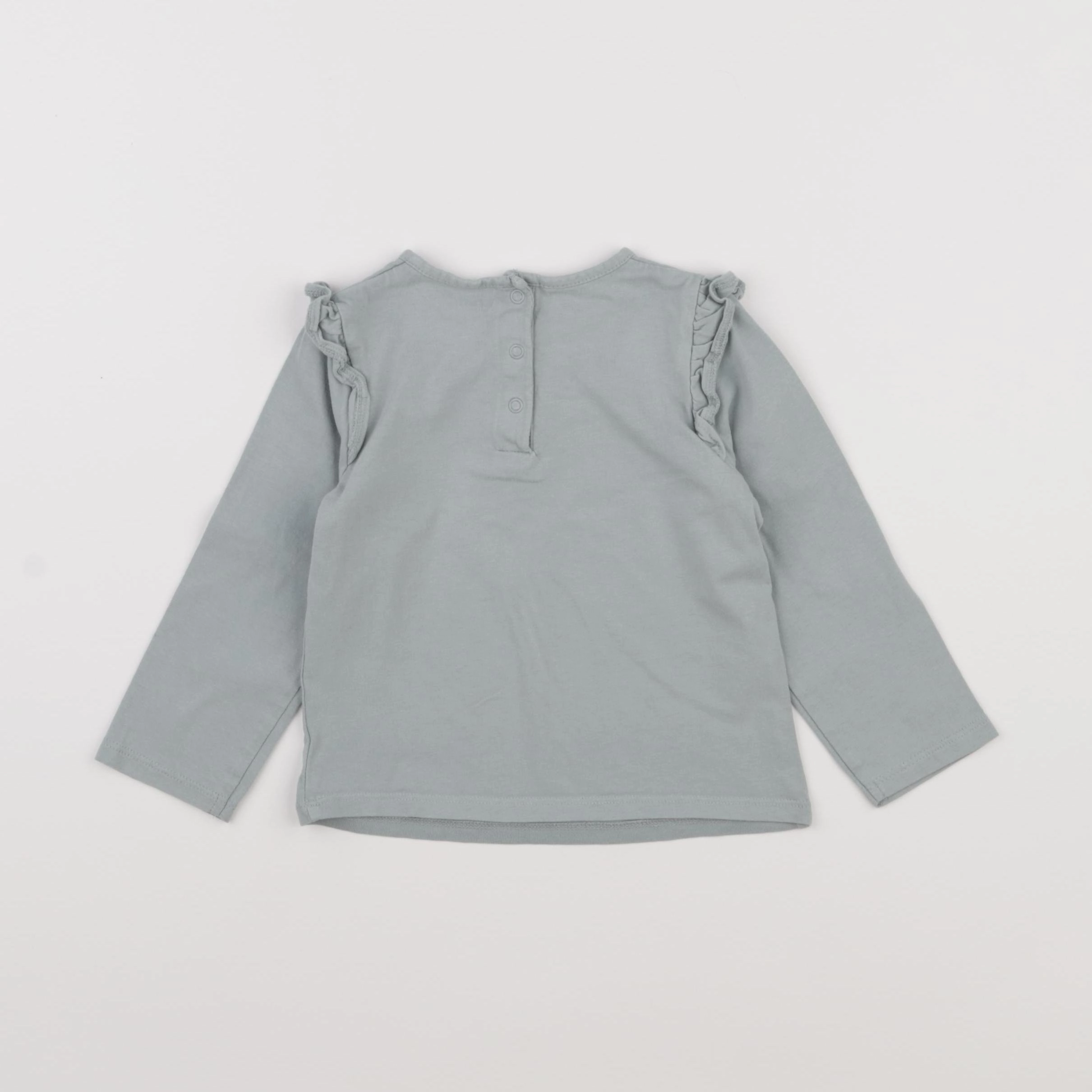 Vertbaudet - tee-shirt vert - 2 ans